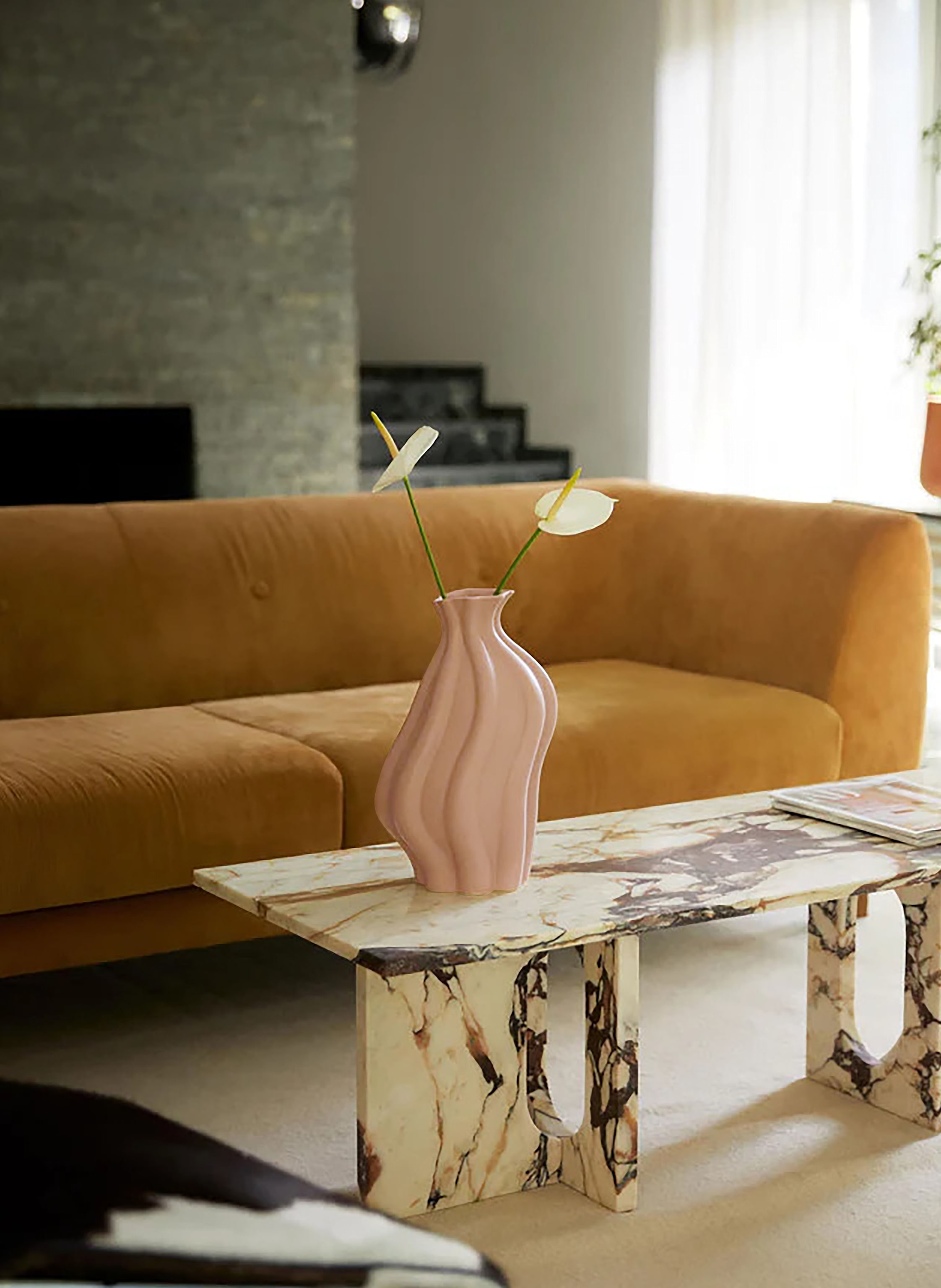 Thumbnail - Westwing Collection Vase Blom rosa