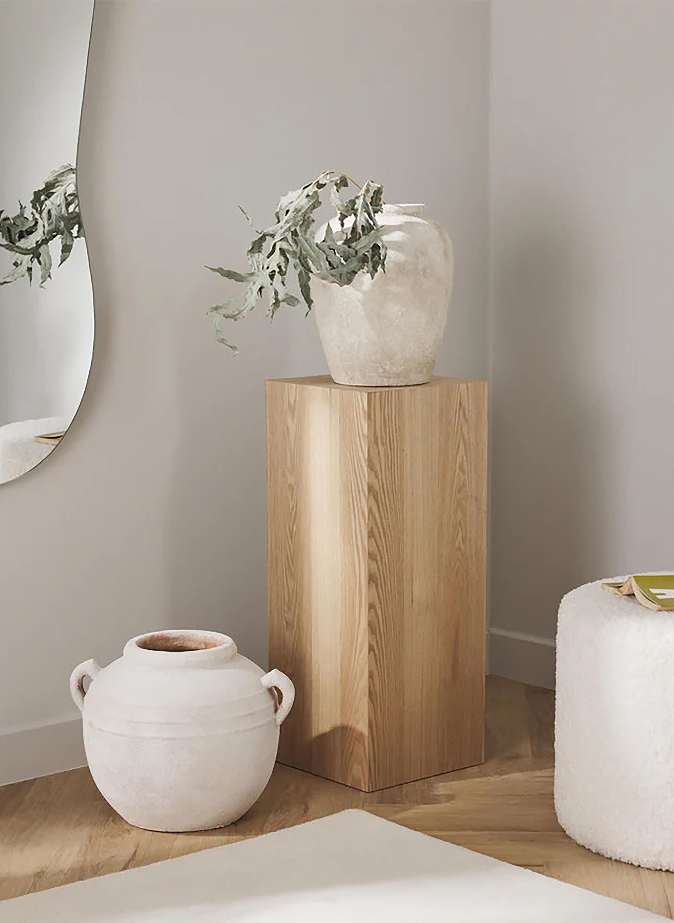 Thumbnail - Westwing Collection Vase Leana beige