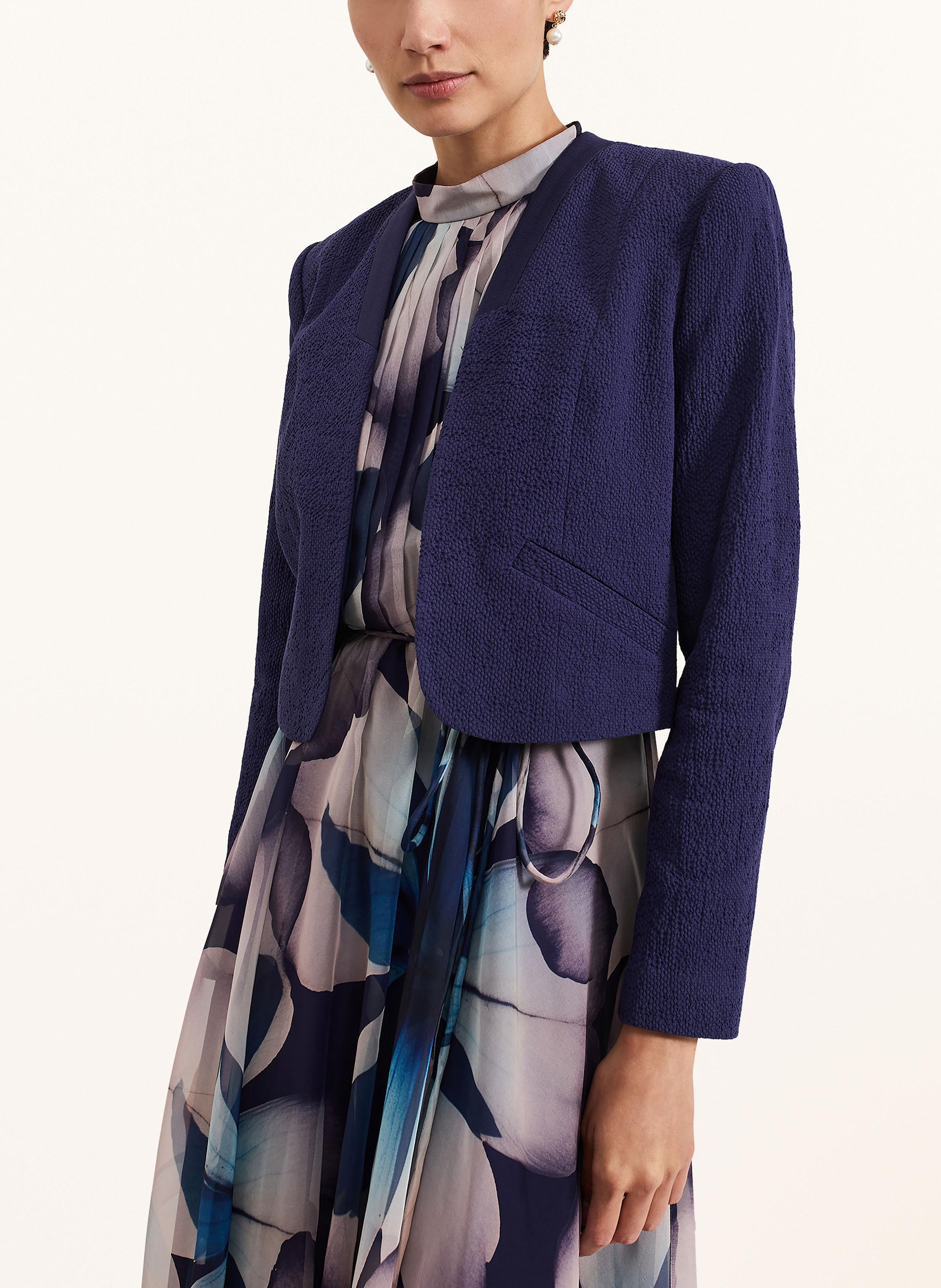 Thumbnail - Phase Eight Cropped-Blazer Olivia blau