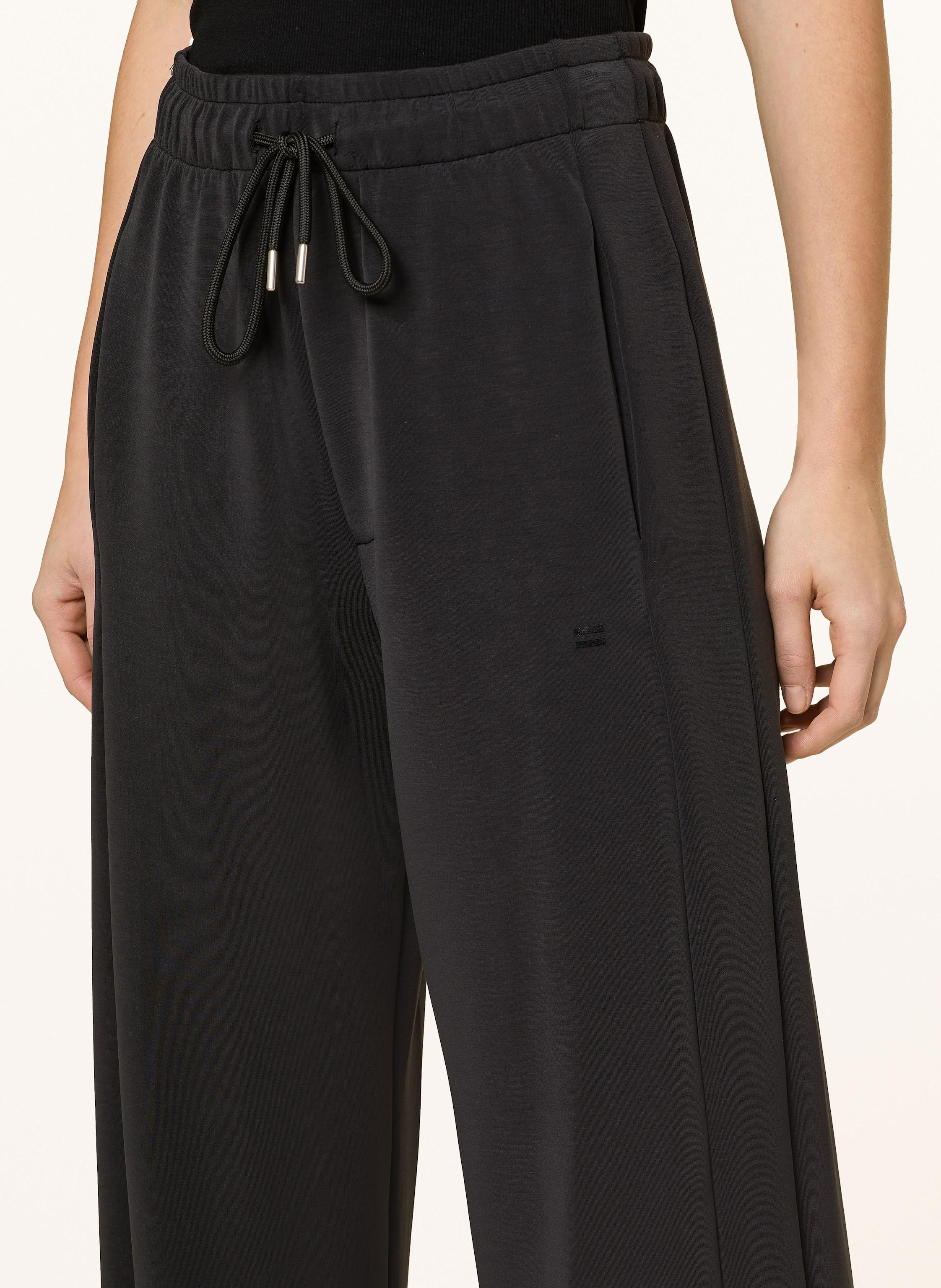 Thumbnail - 10days Marlenehose Aus Jersey schwarz