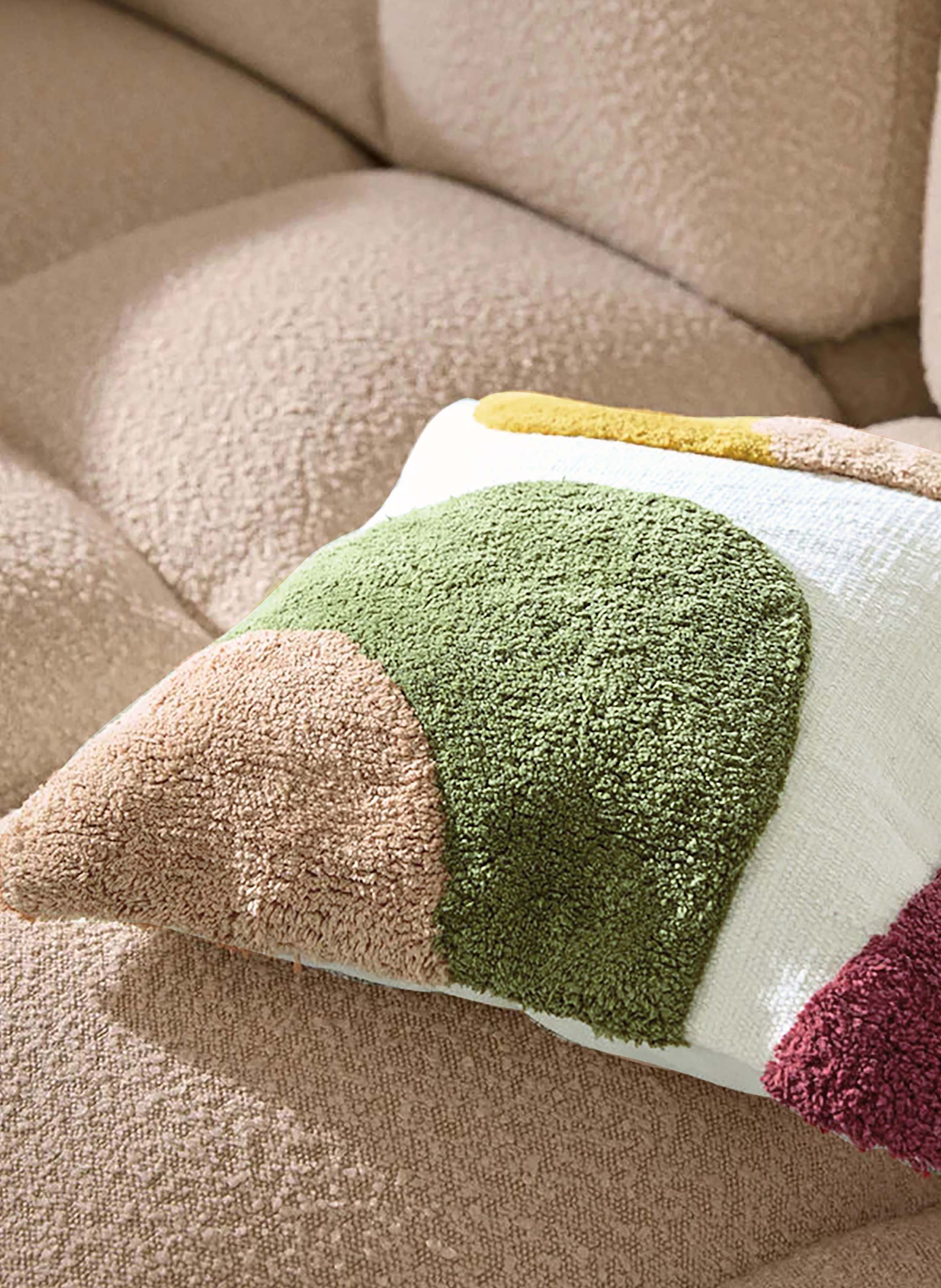 Thumbnail - Westwing Collection Dekokissenhülle Malu gruen