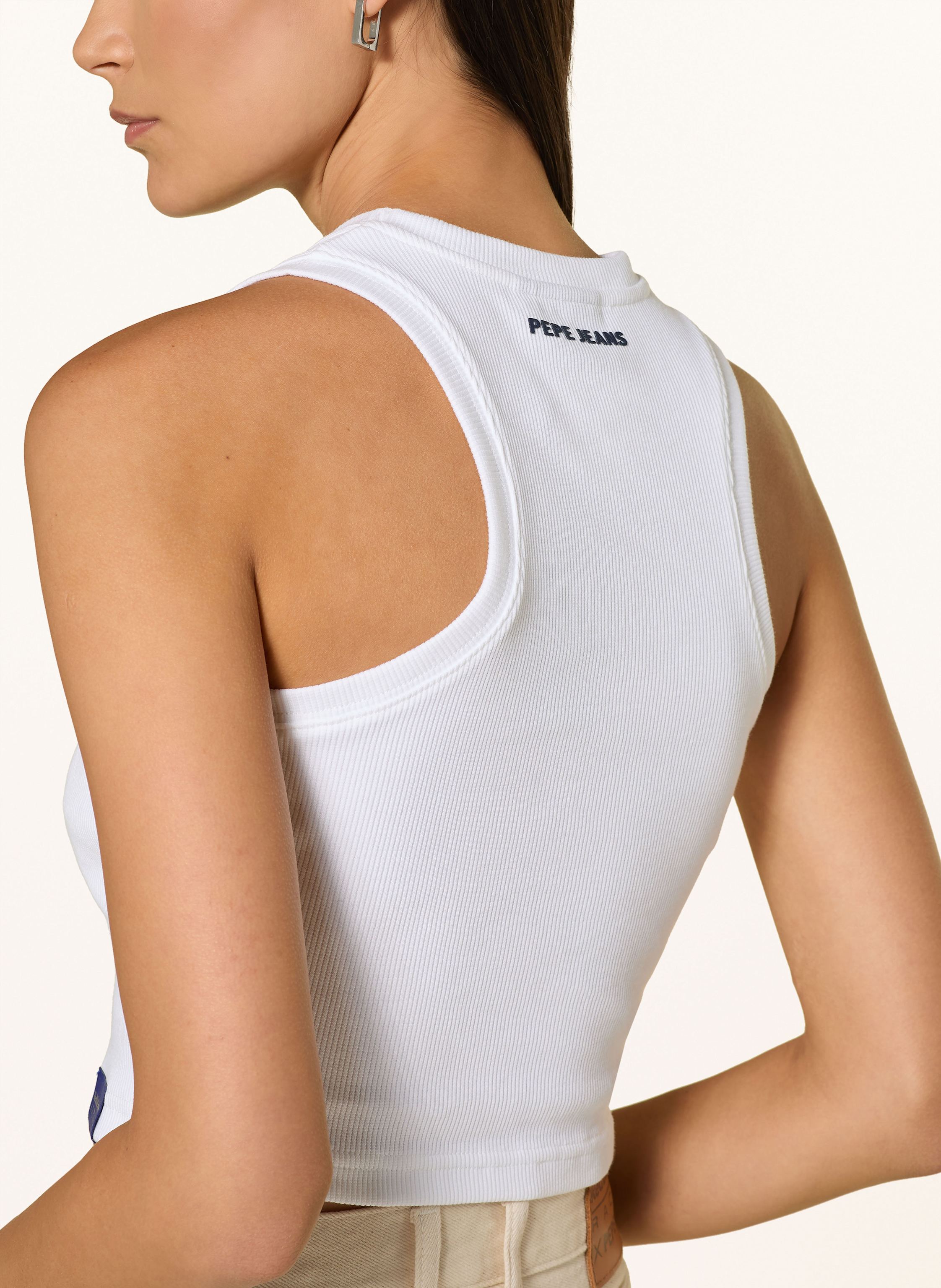 Thumbnail - Pepe Jeans Cropped-Top weiss