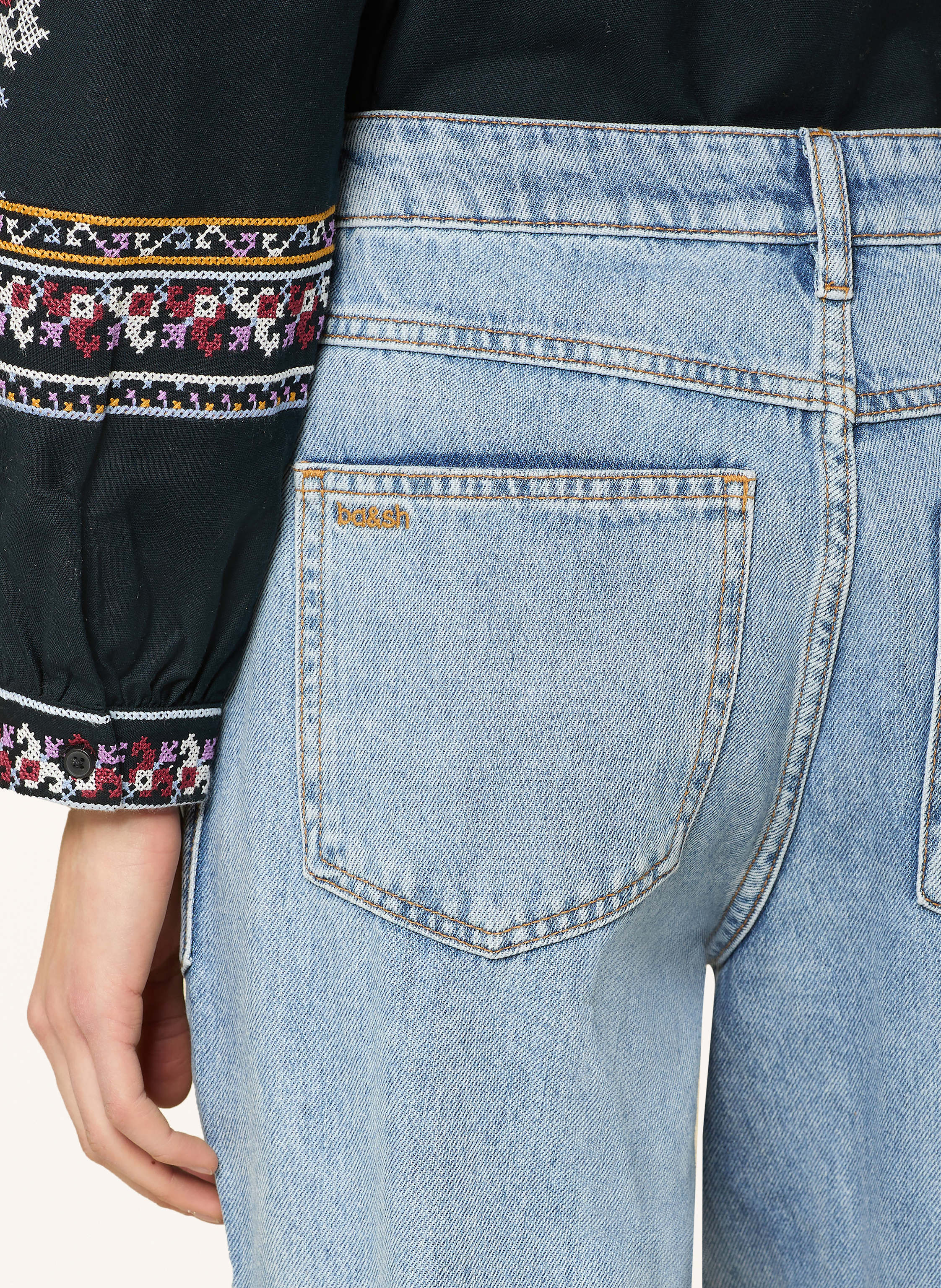 Thumbnail - Ba&Sh Jeans Avalon blau