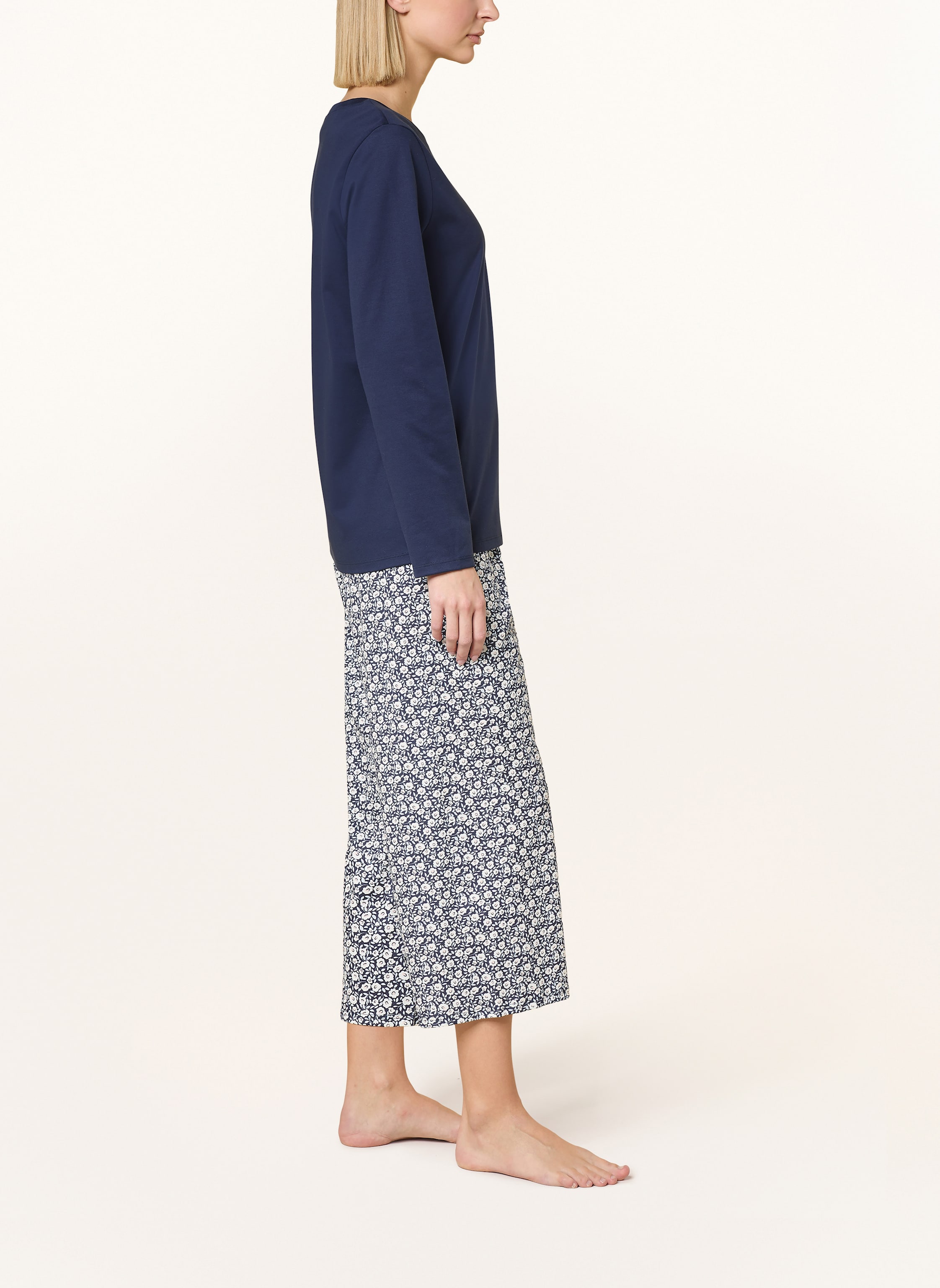 Thumbnail - Calida 7/8-Schlafhose Favourites Marine blau