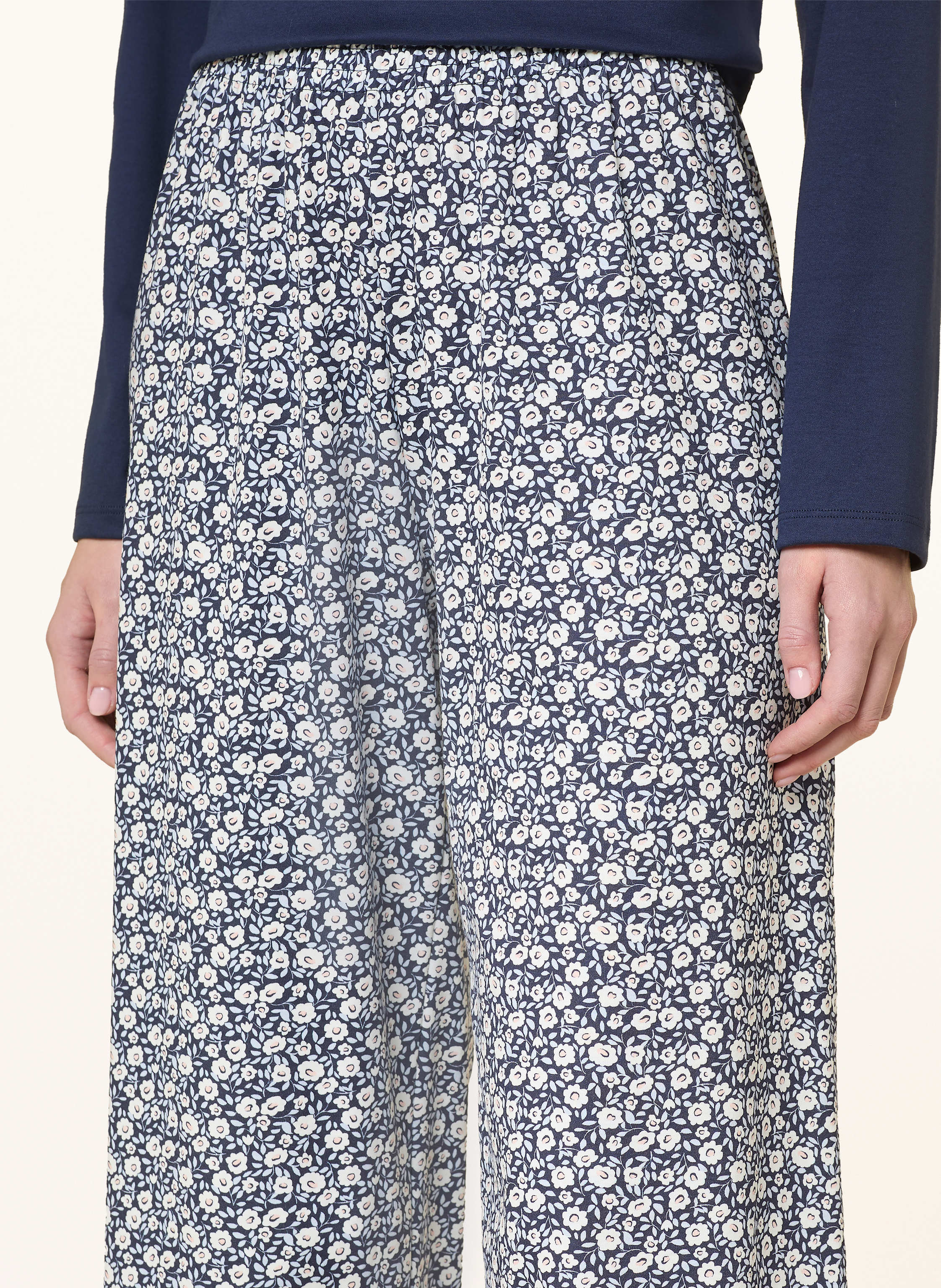 Thumbnail - Calida 7/8-Schlafhose Favourites Marine blau