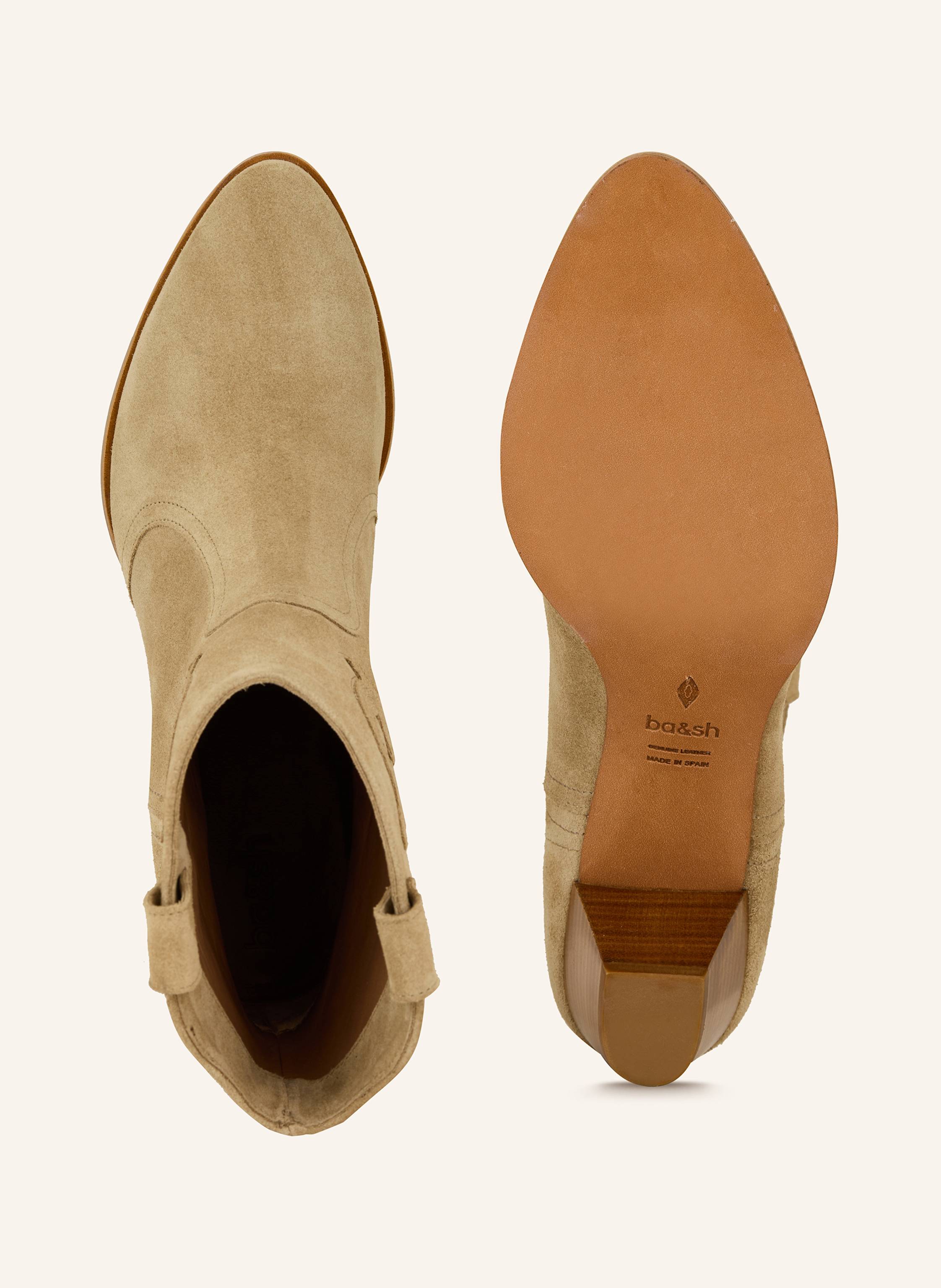 Thumbnail - Ba&Sh Cowboy Boots Casey beige