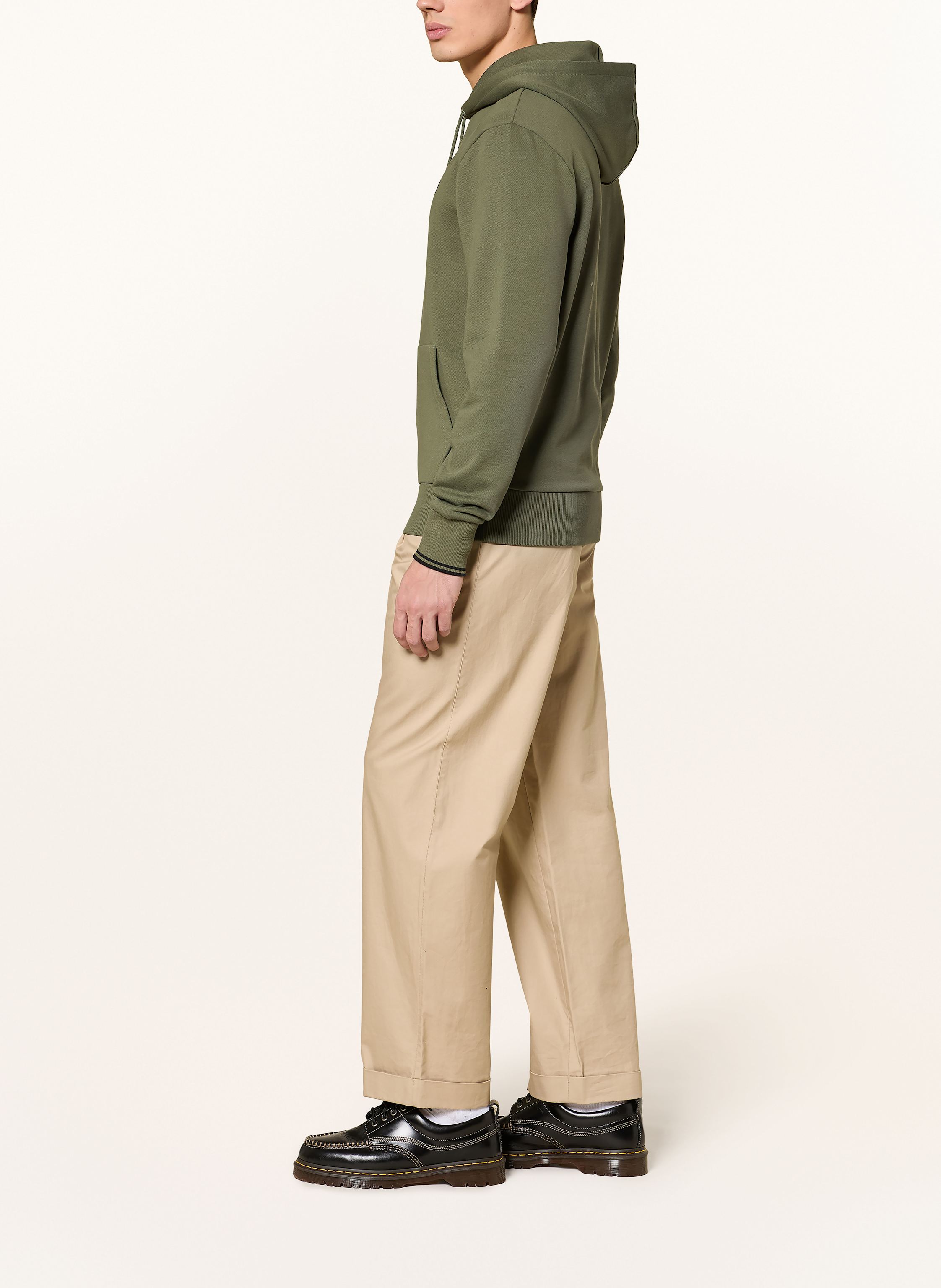 Thumbnail - Fred Perry Hoodie m2643 gruen