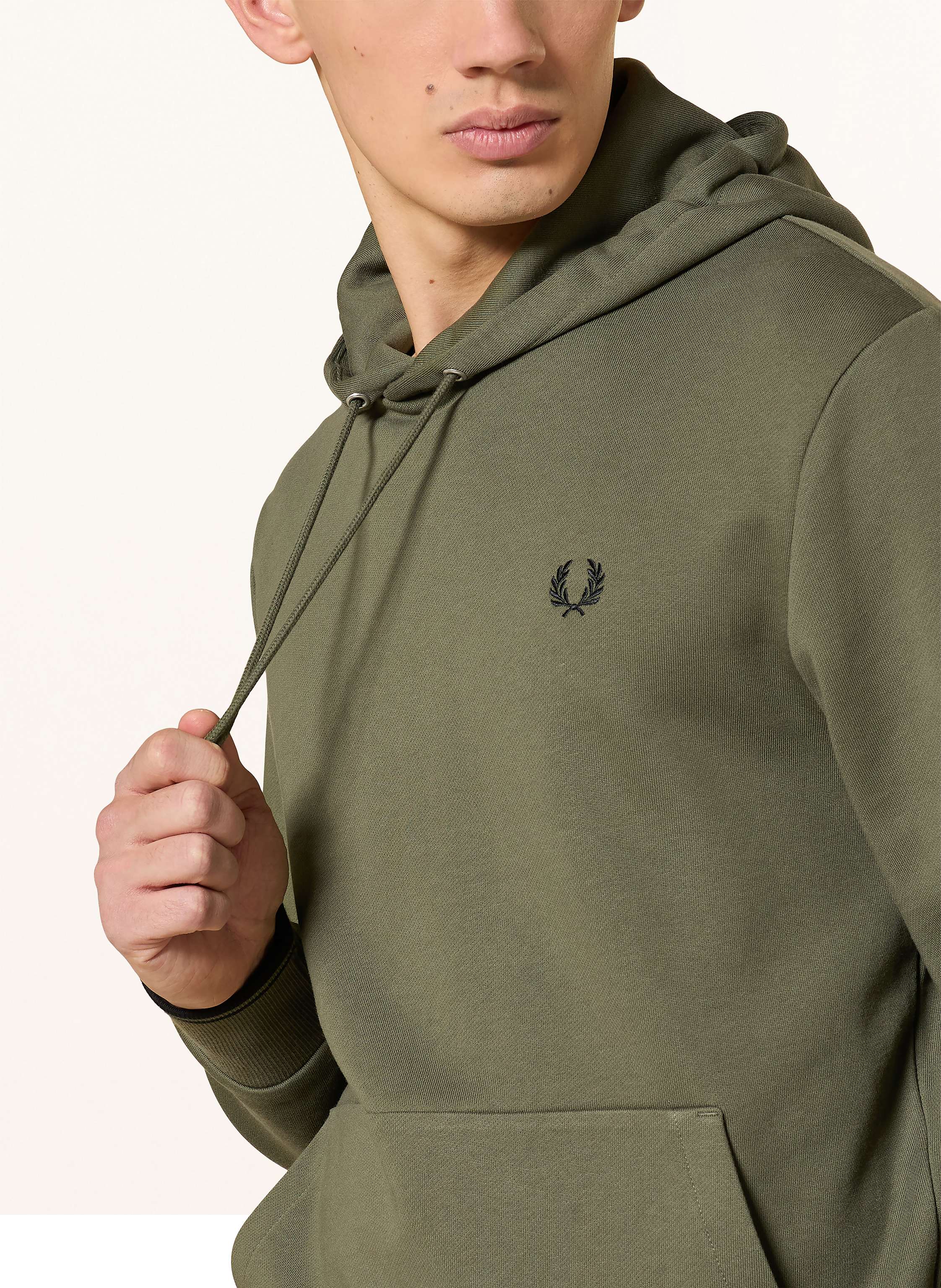 Thumbnail - Fred Perry Hoodie m2643 gruen