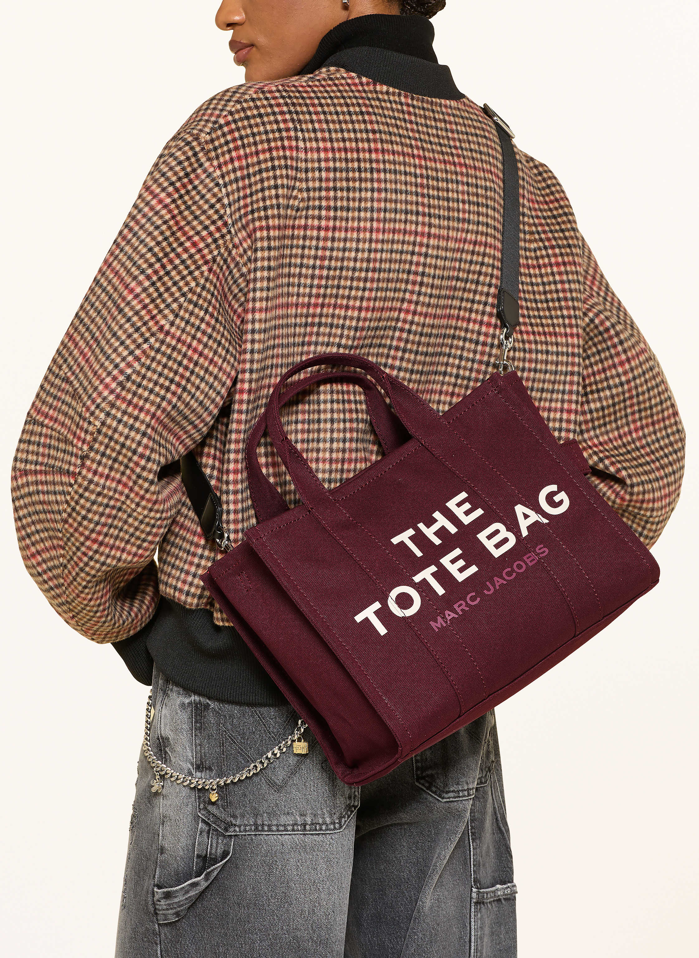 Thumbnail - Marc Jacobs Handtasche The Medium Tote Bag rot