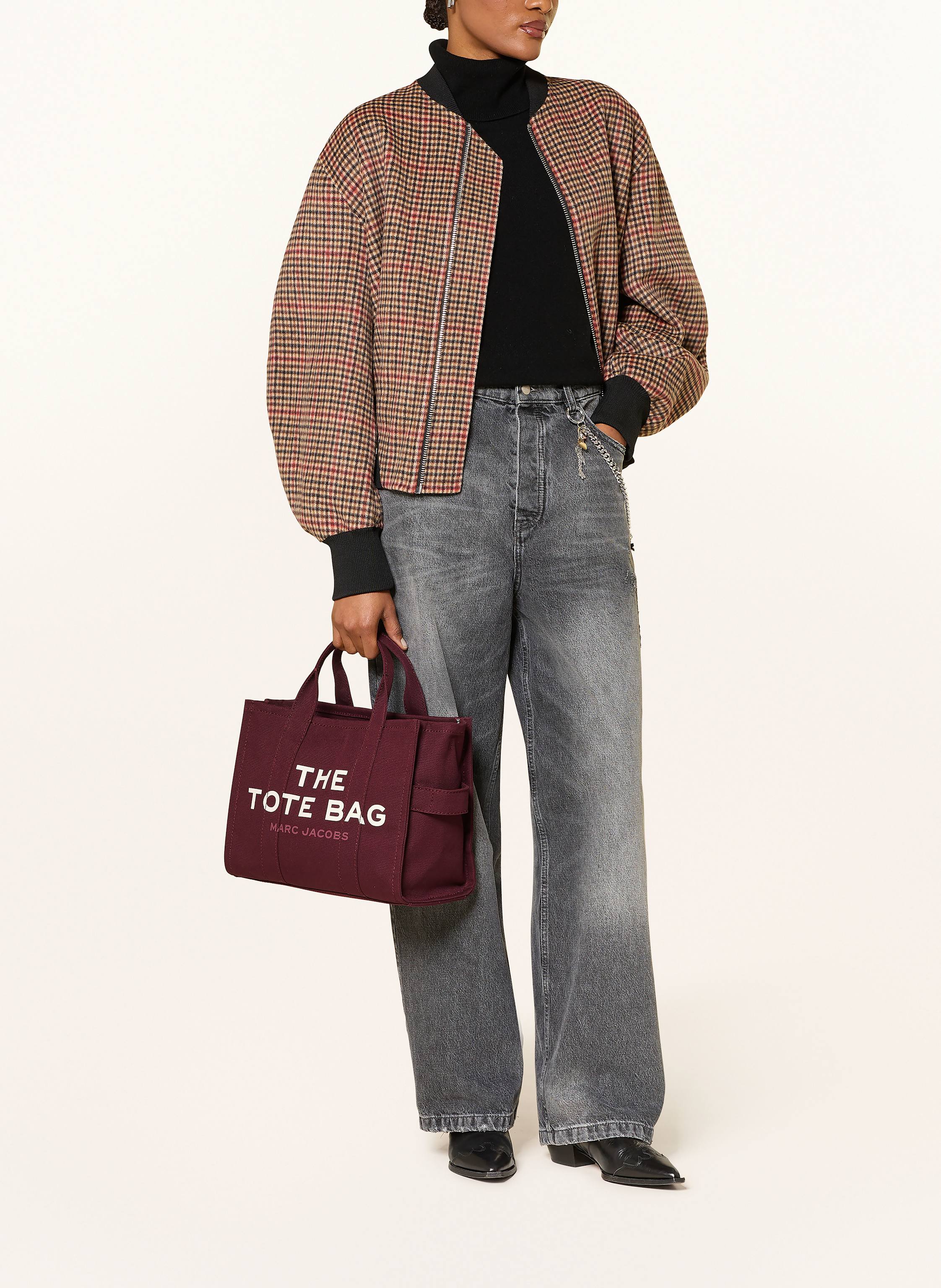 Thumbnail - Marc Jacobs Handtasche The Medium Tote Bag rot