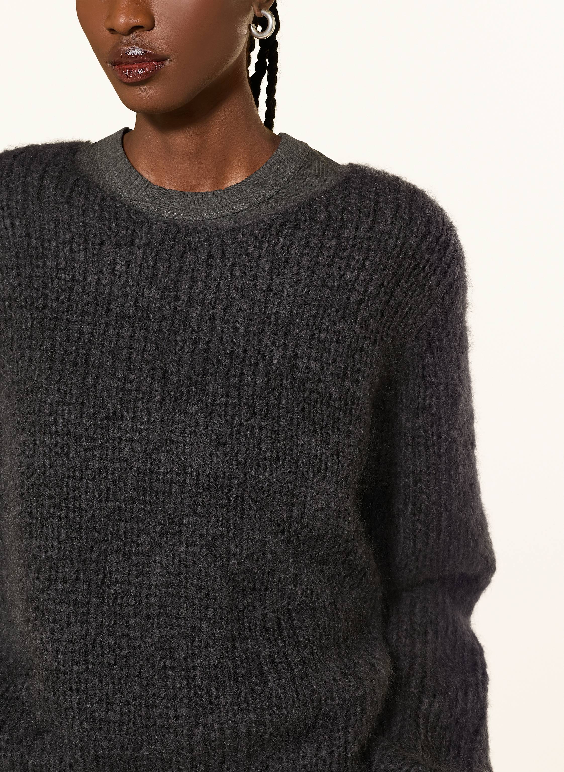 Thumbnail - Inwear Mohair-Pullover Jetraiw grau