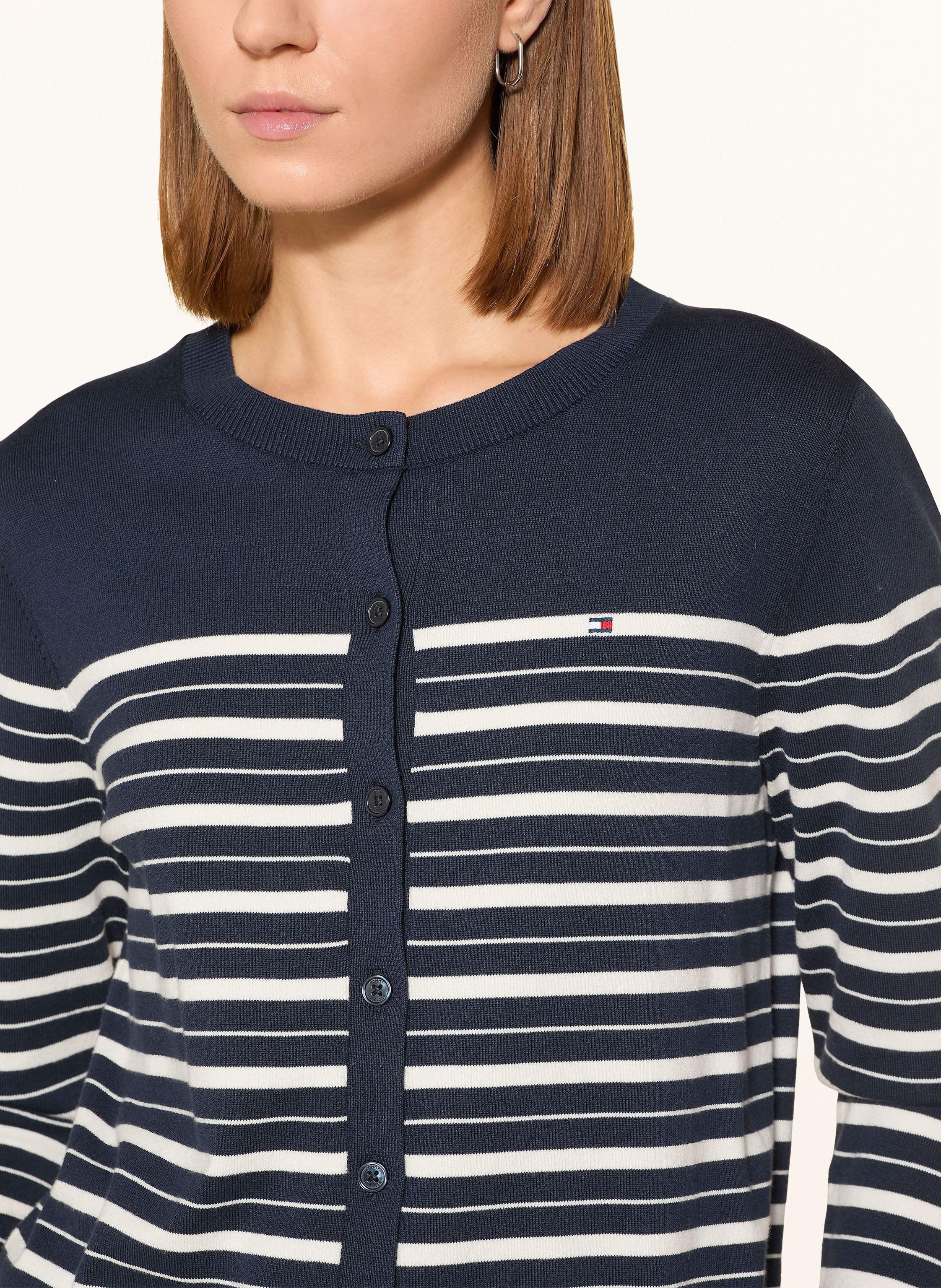 Thumbnail - Tommy Hilfiger Strickjacke blau