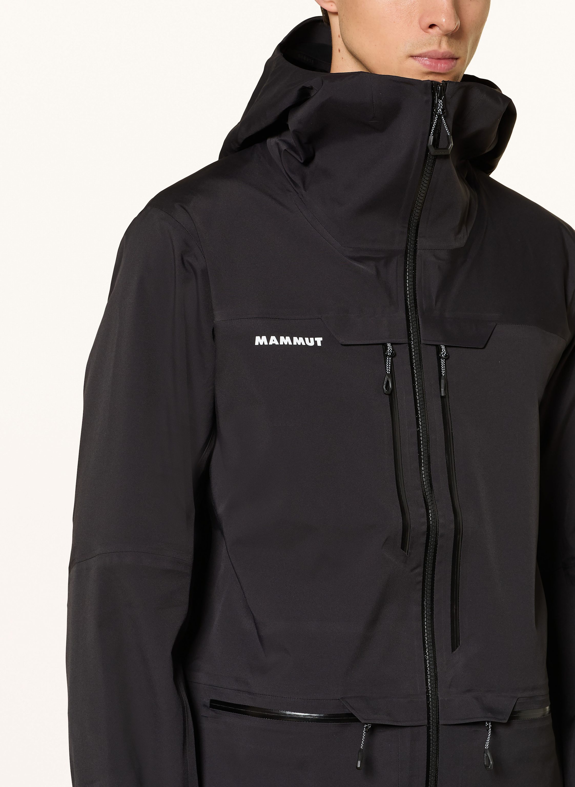 Thumbnail - Mammut Hardshell-Skijacke Haldigrat schwarz