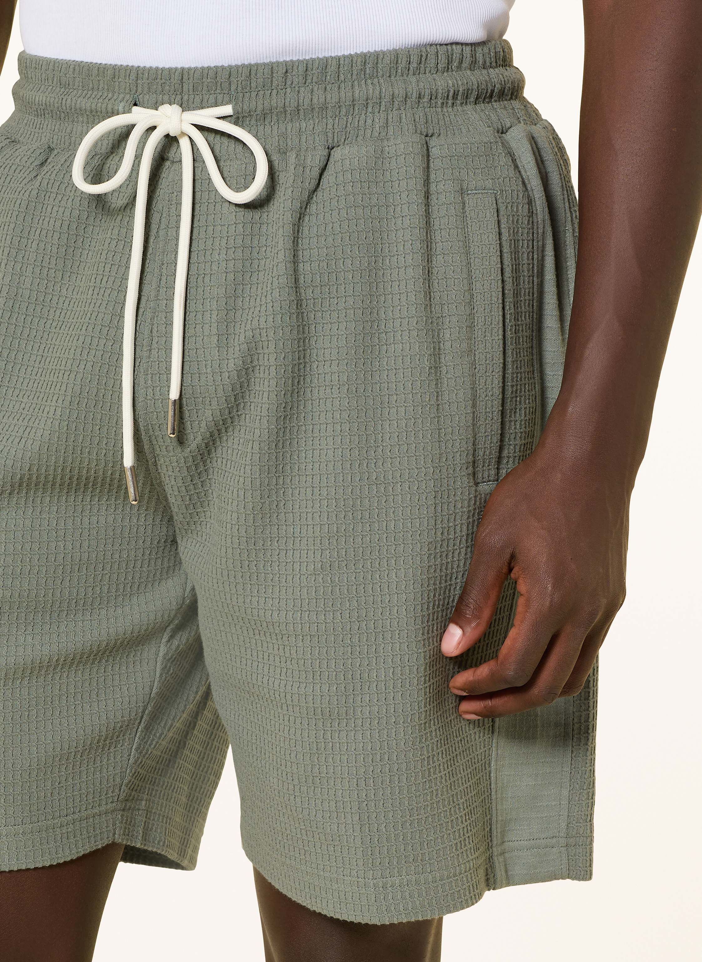 Thumbnail - Drykorn Jerseyshorts Brikko gruen