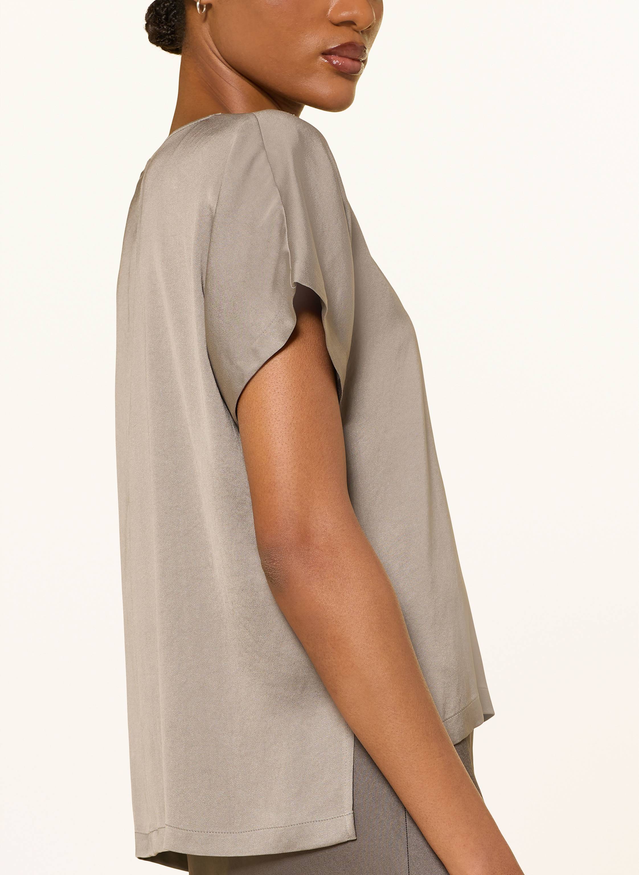 Thumbnail - Drykorn Blusenshirt Coramy Aus Satin beige