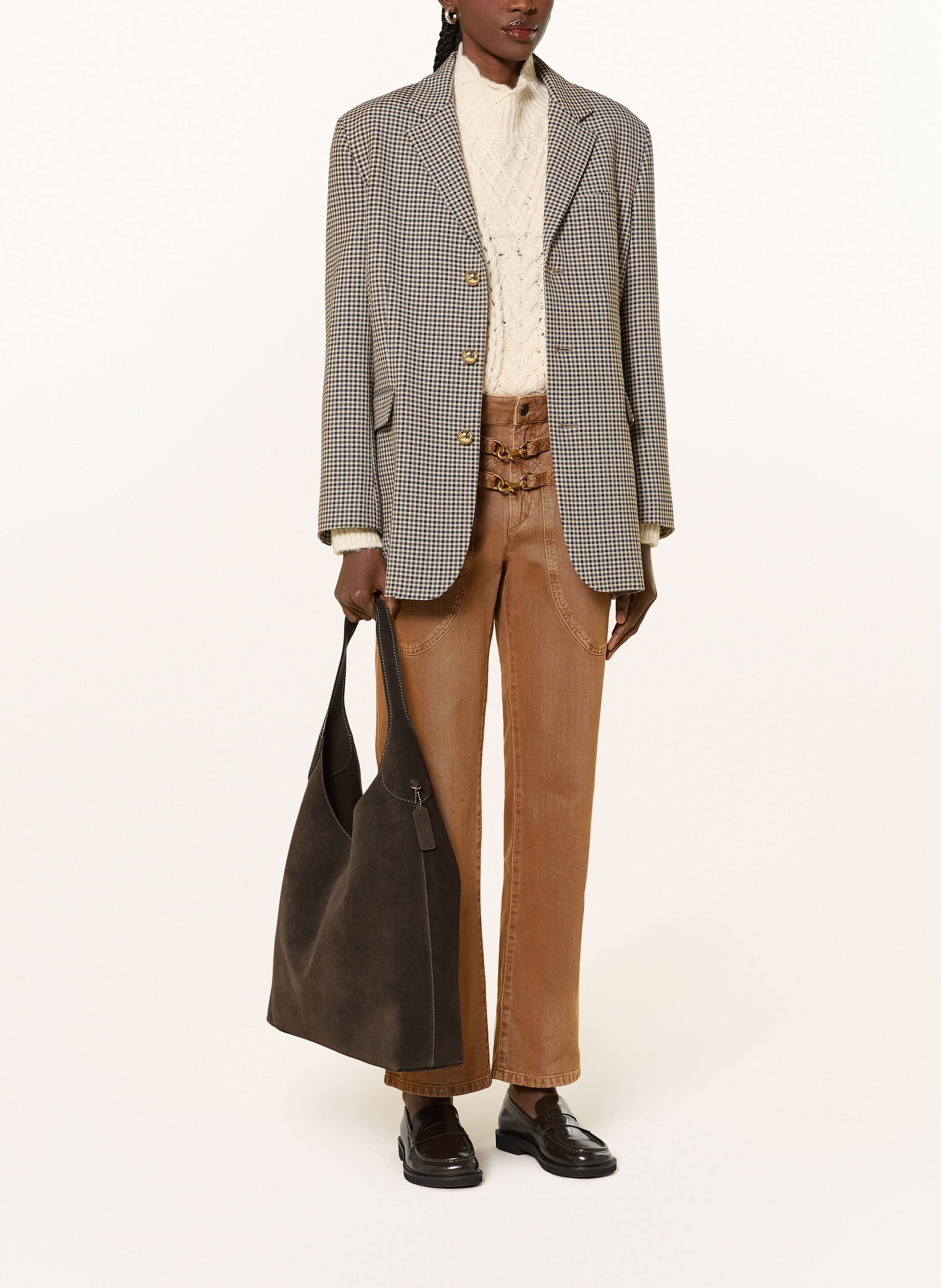 Thumbnail - Coach Schultertasche Brooklyn Large gruen