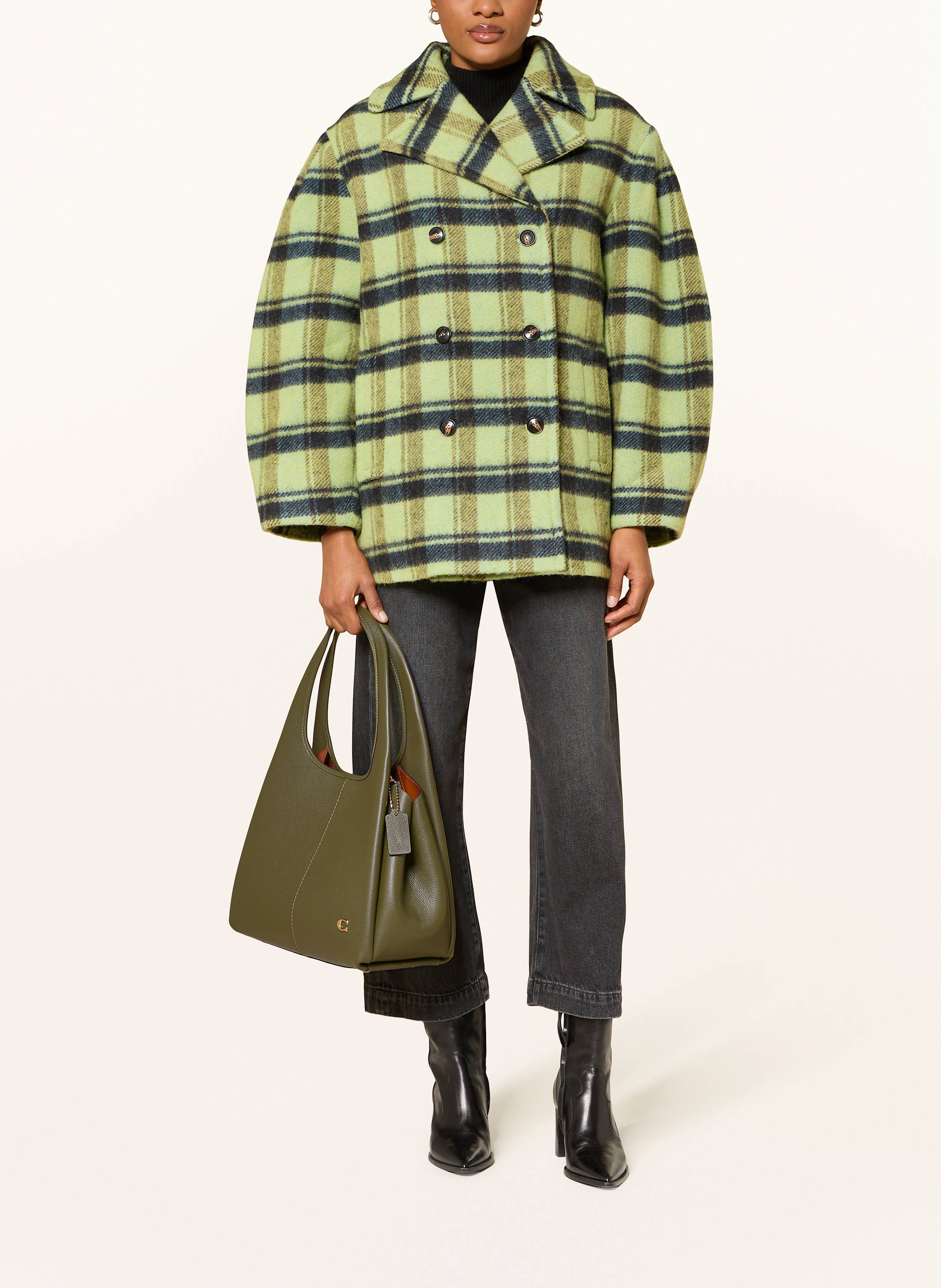 Thumbnail - Coach Beuteltasche Lana gruen