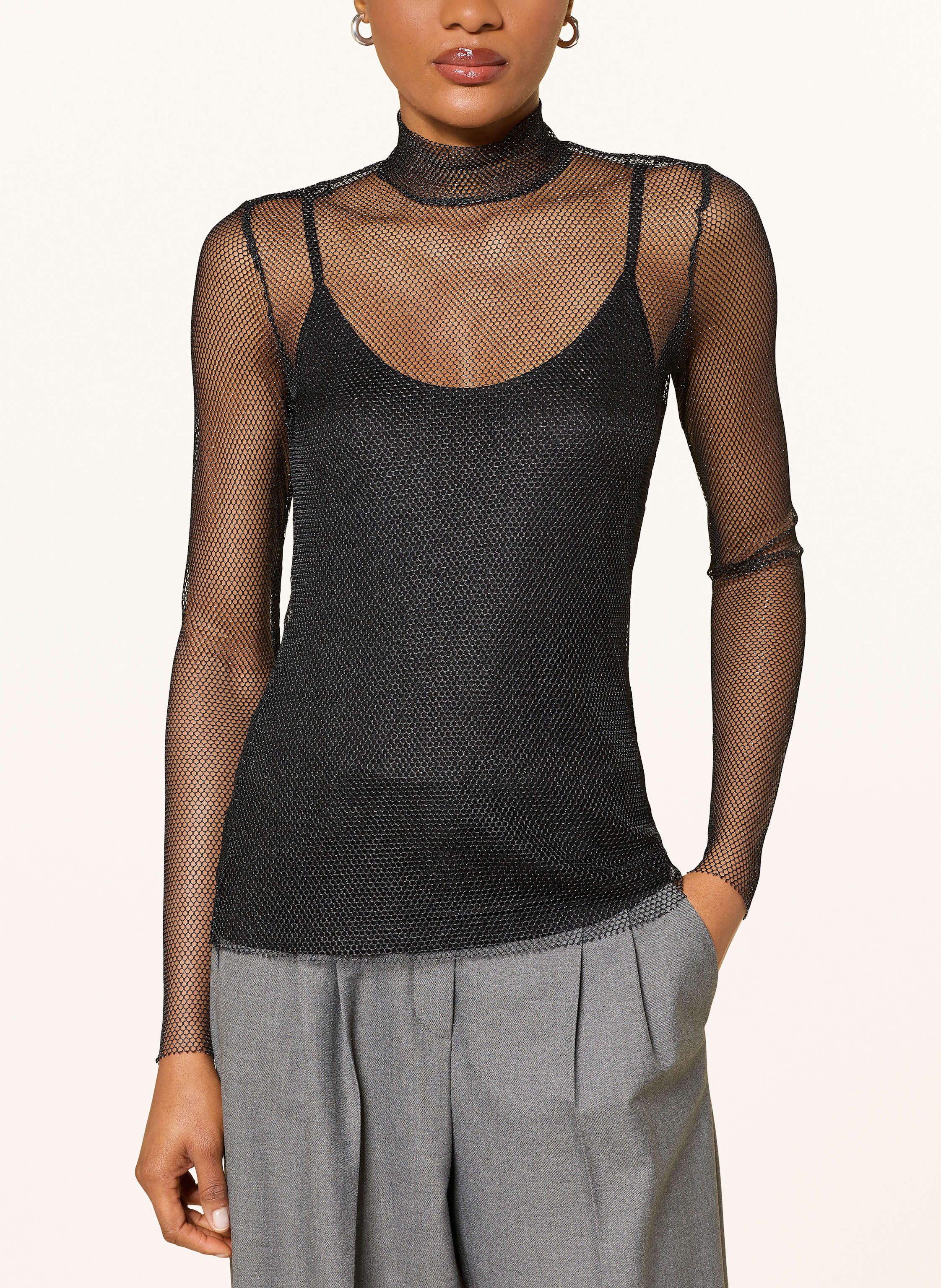 Thumbnail - Riani Longsleeve Mit Glitzergarn schwarz