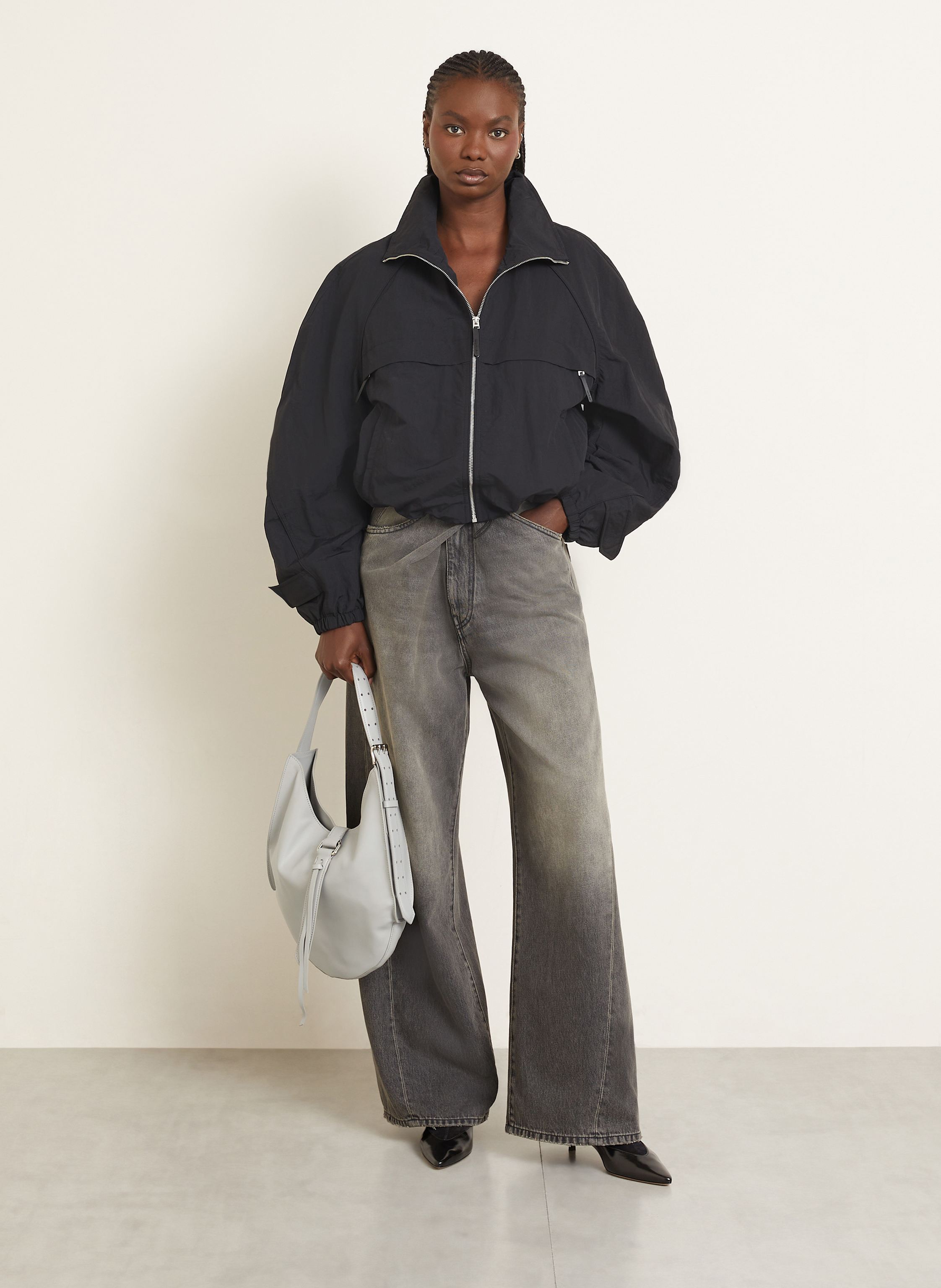 Thumbnail - Radica Studio Hobo-Bag Sunset Midi grau