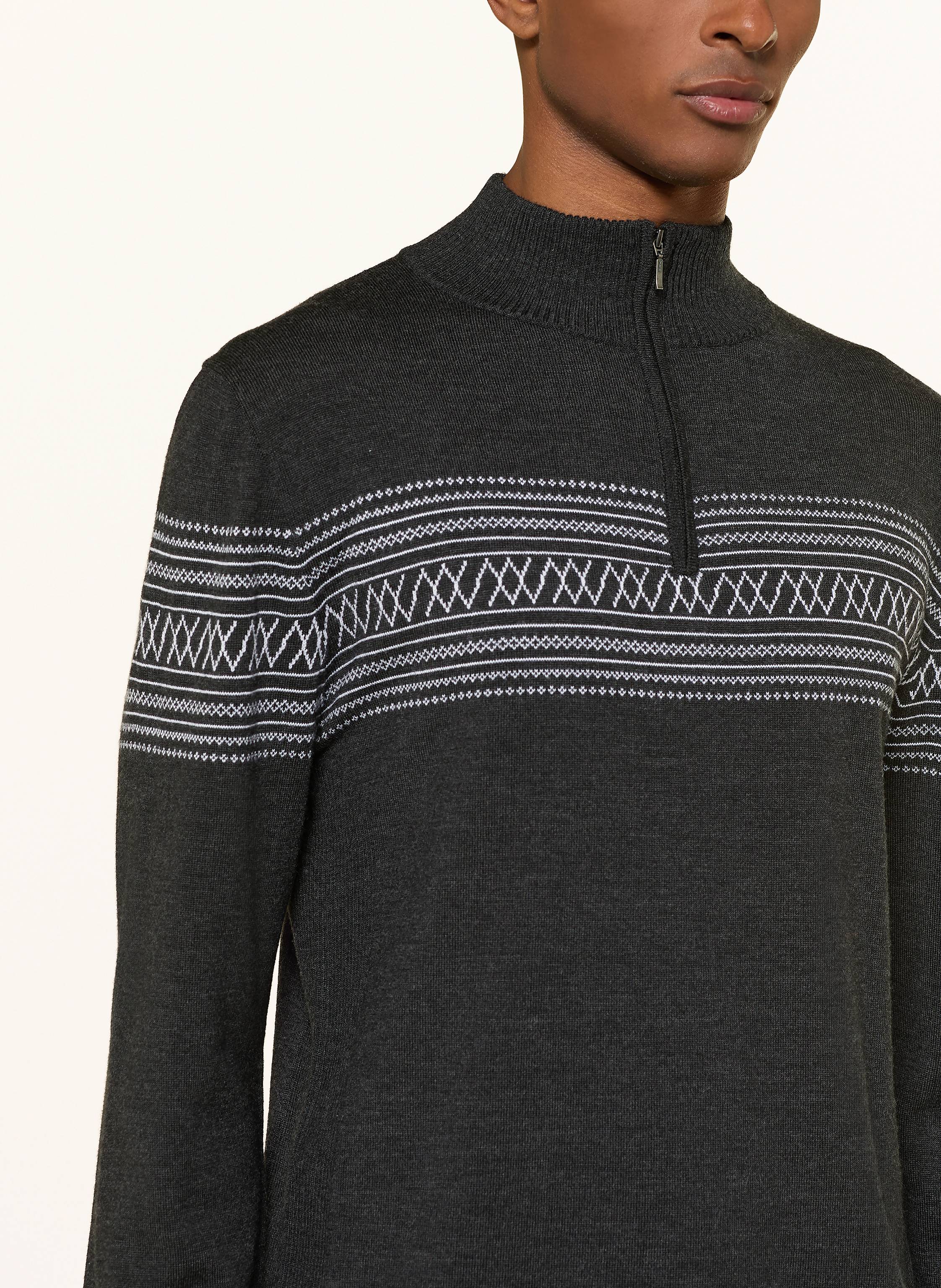 Thumbnail - We Norwegians Troyer Signature Aus Merinowolle schwarz