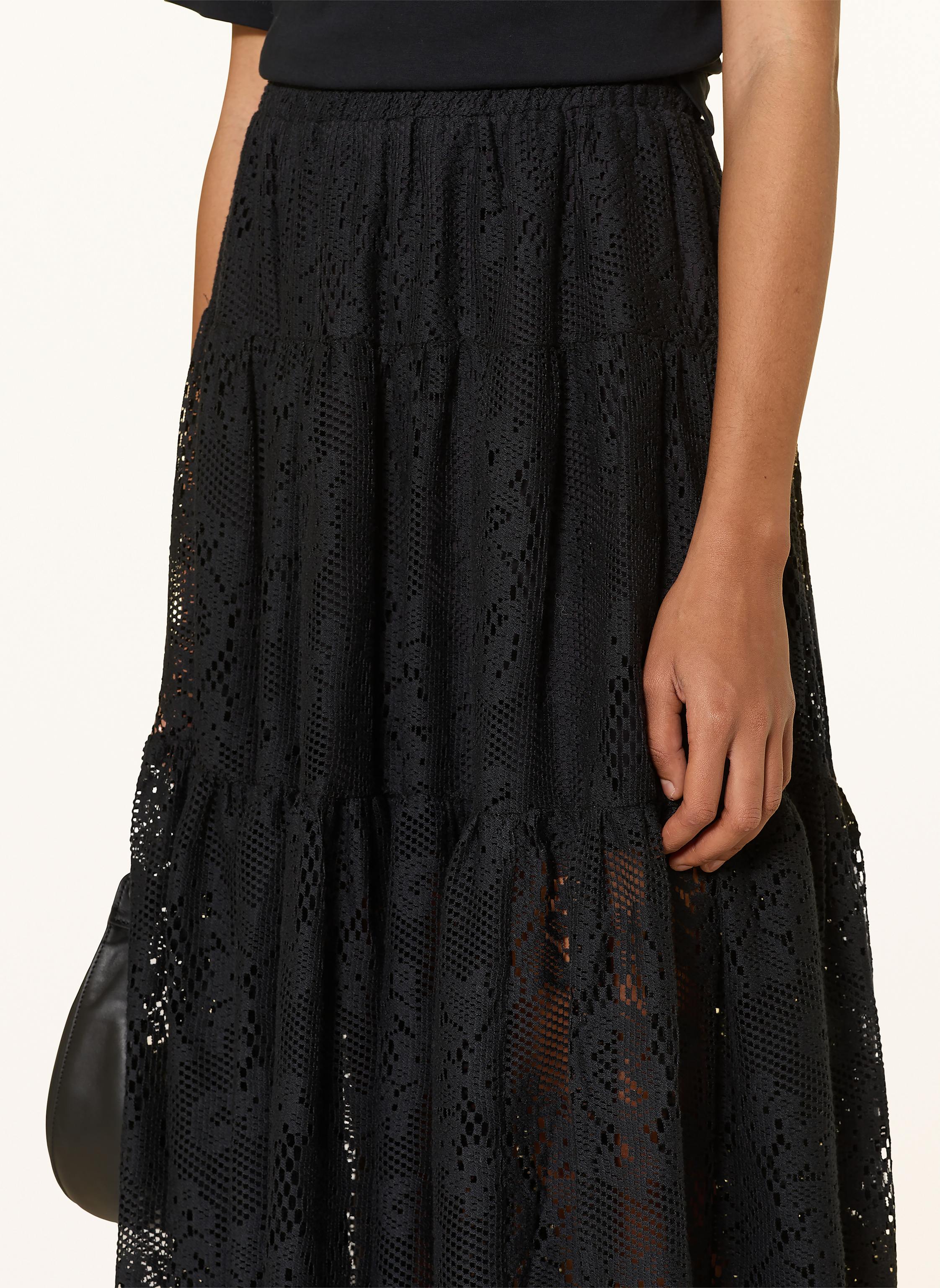 Thumbnail - Lollys Laundry Spitzenrock Sunsetll blau