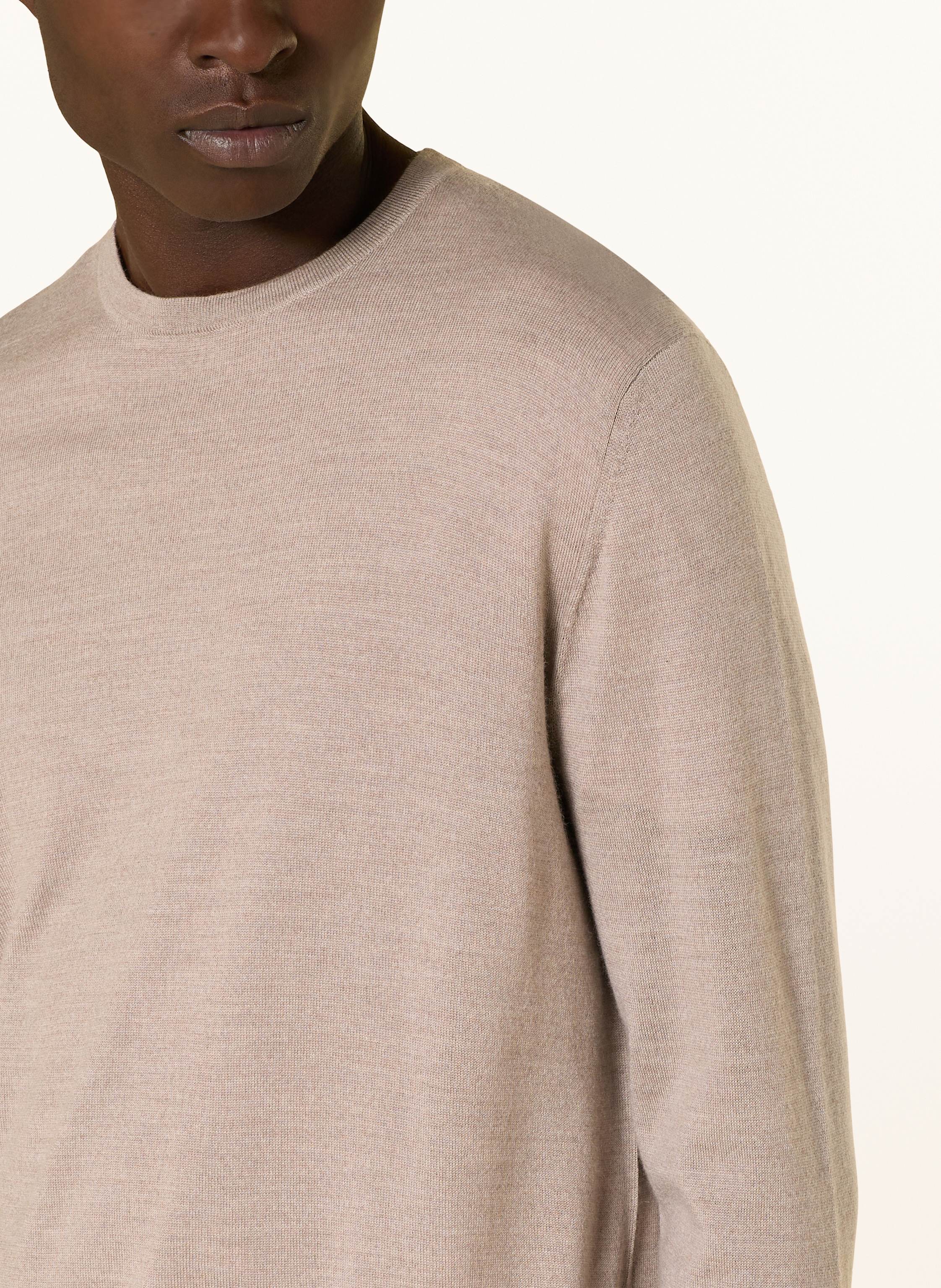 Thumbnail - Paul Pullover Aus Merinowolle braun