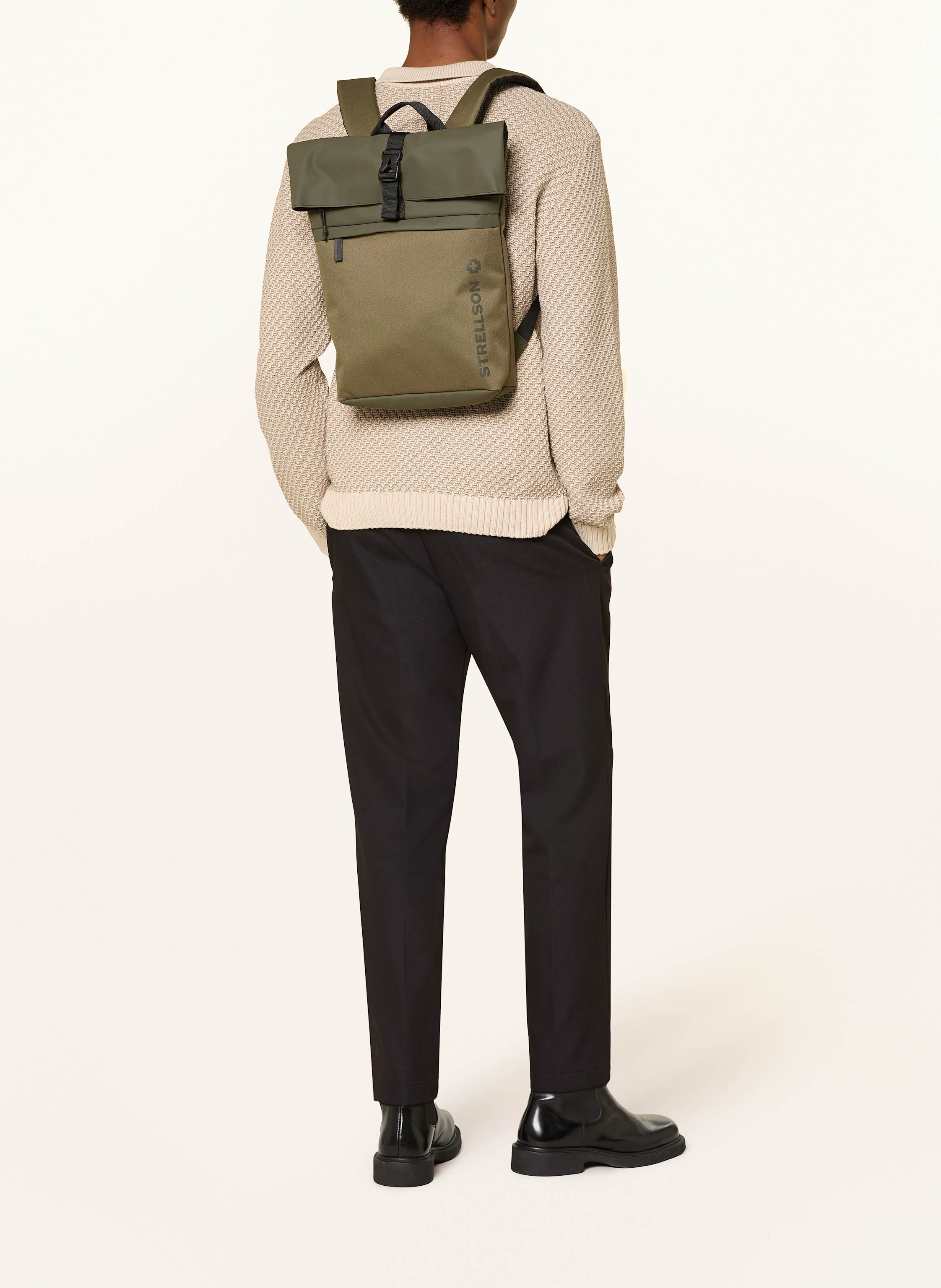 Thumbnail - Strellson Rucksack Alperton Eddie Mit Laptop-Fach gruen