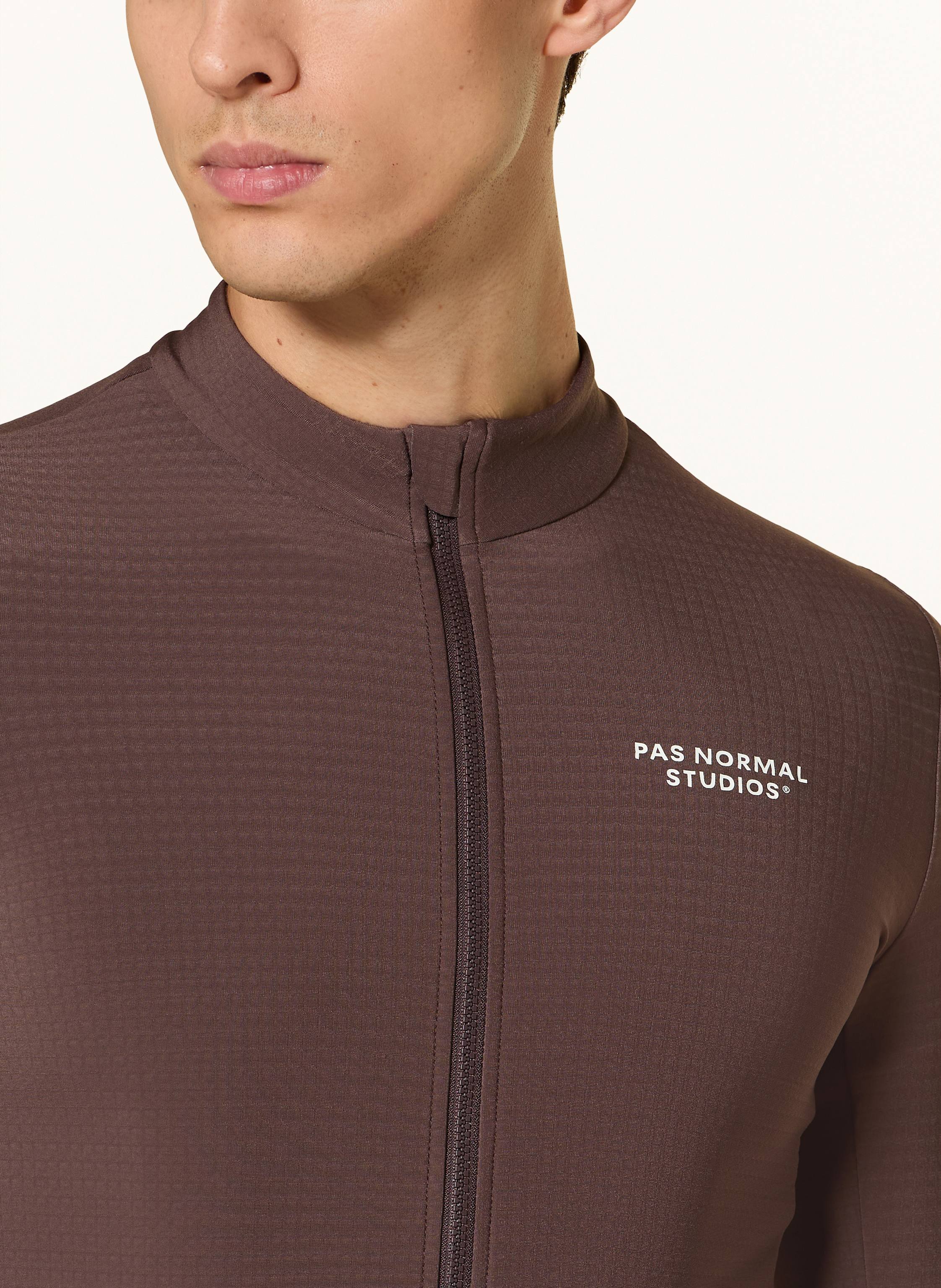 Thumbnail - Pas Normal Studios Radtrikot Essential braun