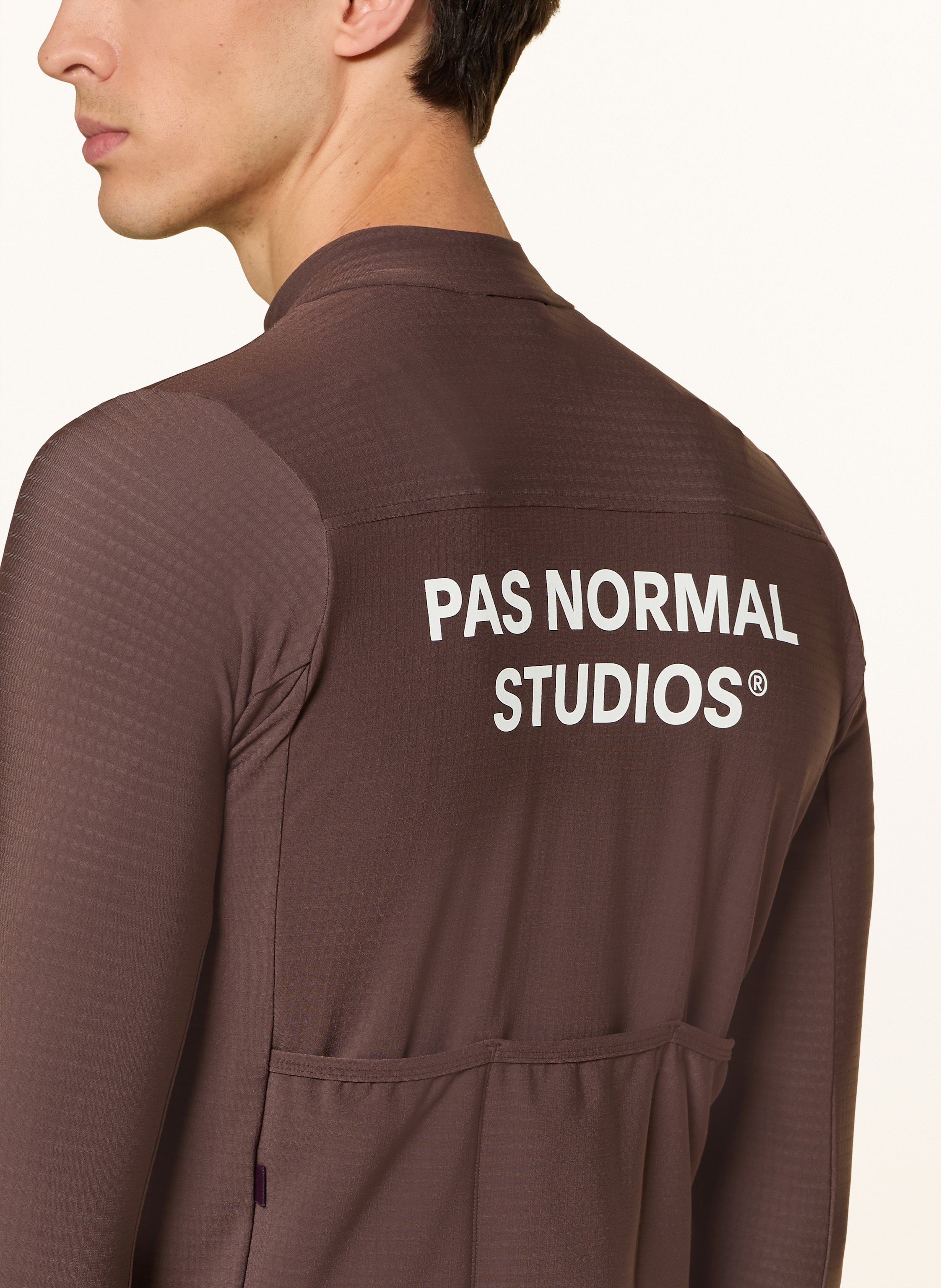 Thumbnail - Pas Normal Studios Radtrikot Essential braun
