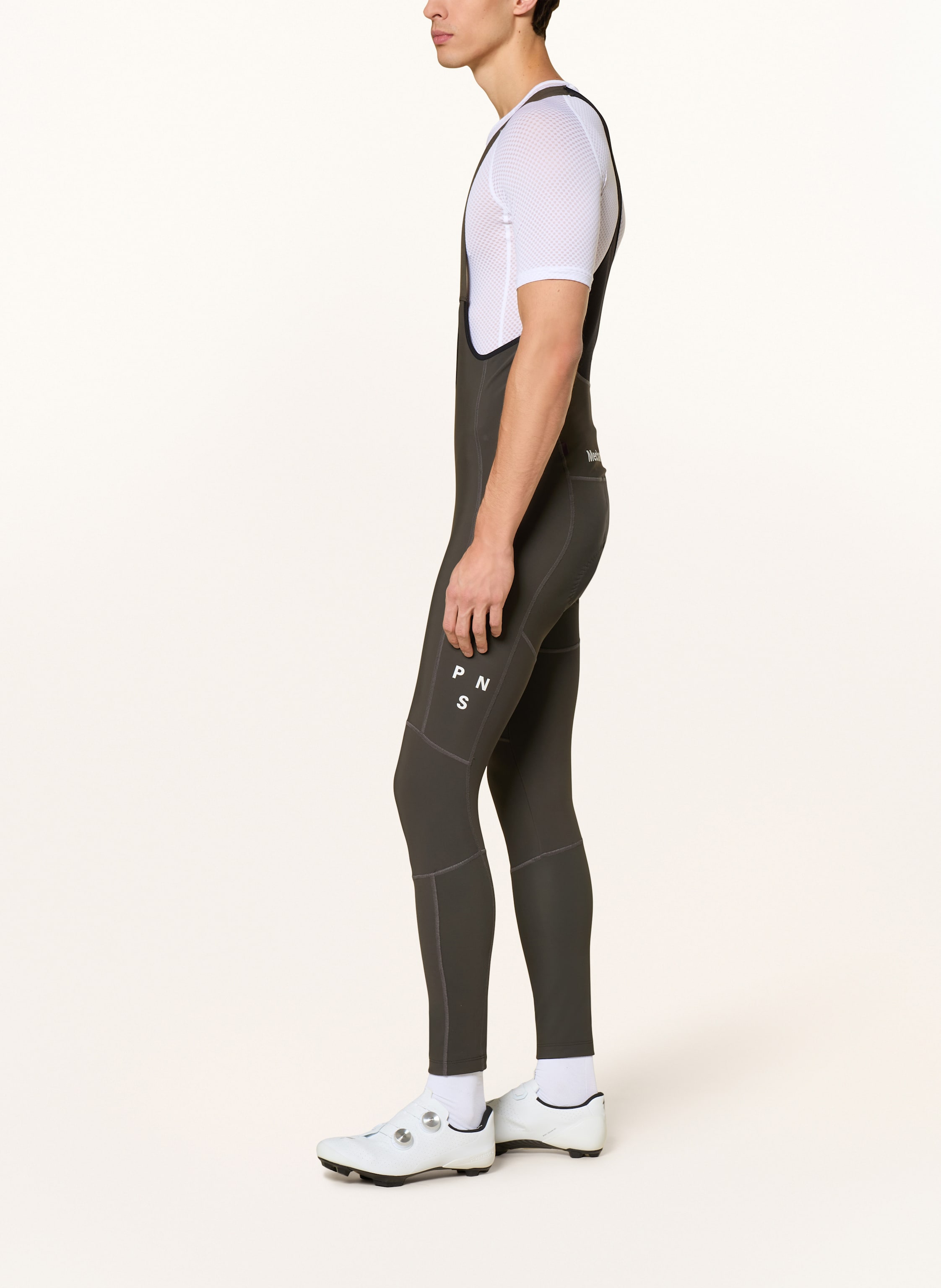 Thumbnail - Pas Normal Studios Gefütterte Radhose Mit Gepolstertem Einsatz Mechanism Deep Winter gruen