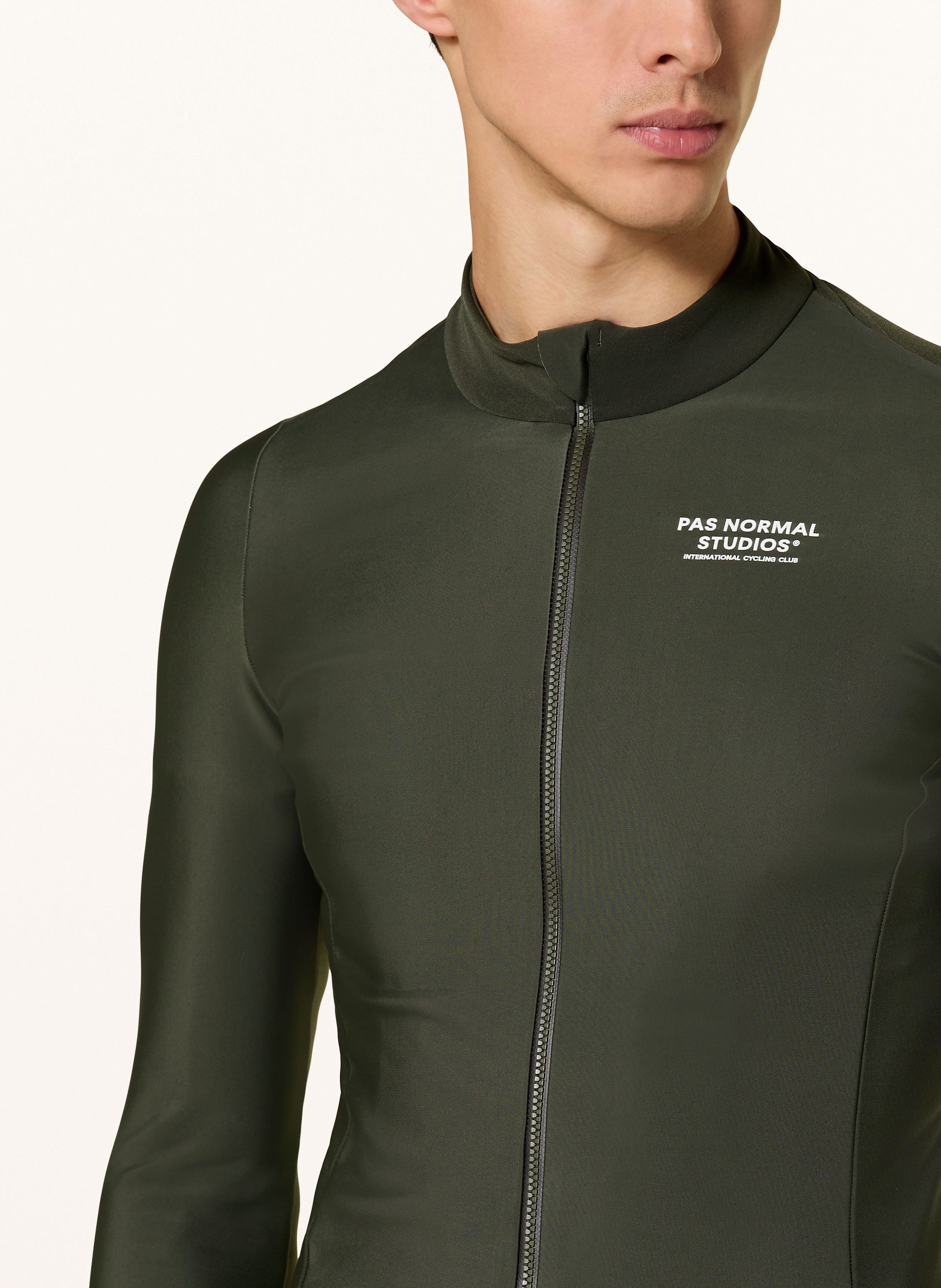 Thumbnail - Pas Normal Studios Radtrikot Mechanism Thermal gruen