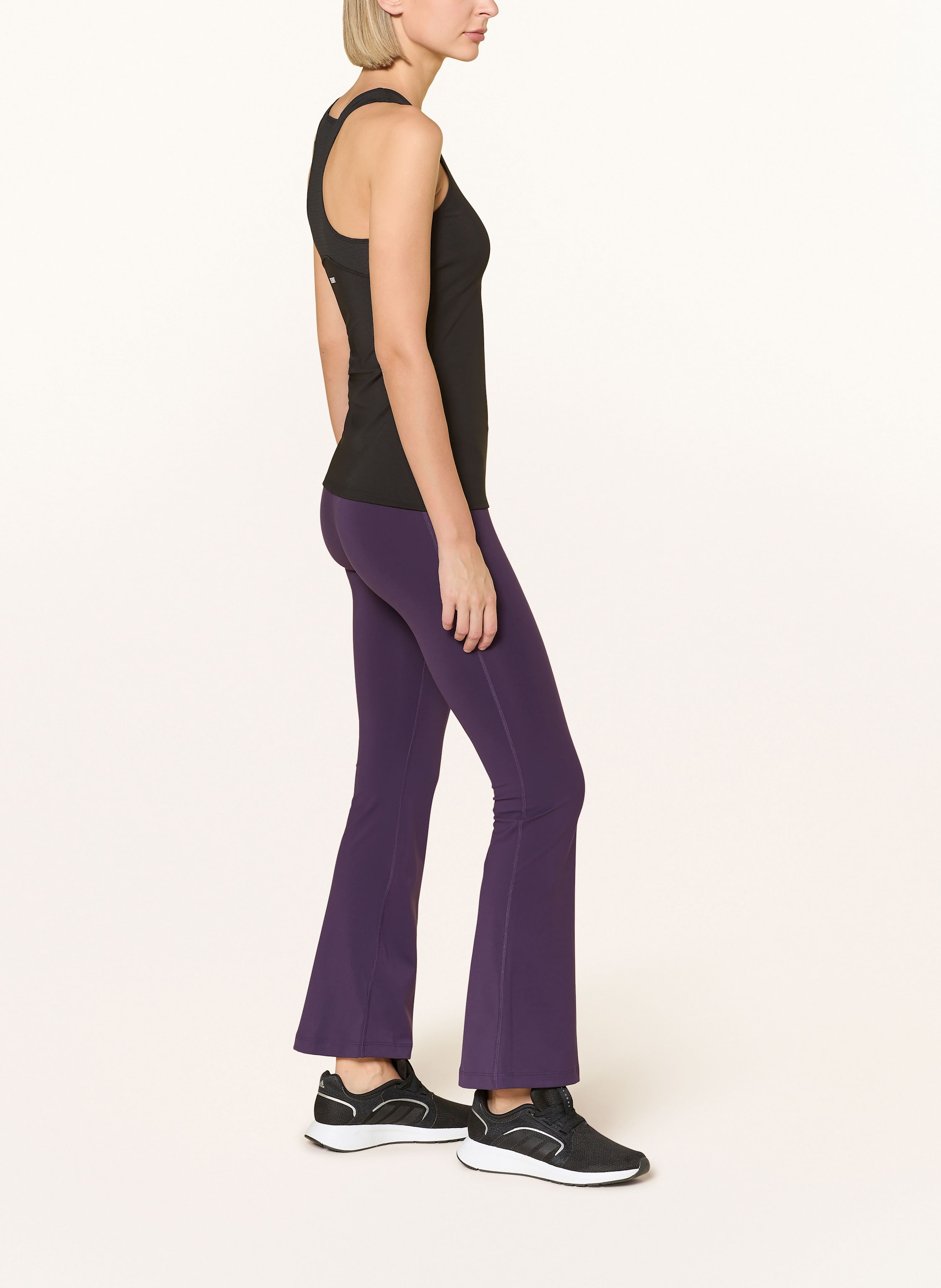 Thumbnail - Adidas Tights All Me Essentials Flare lila
