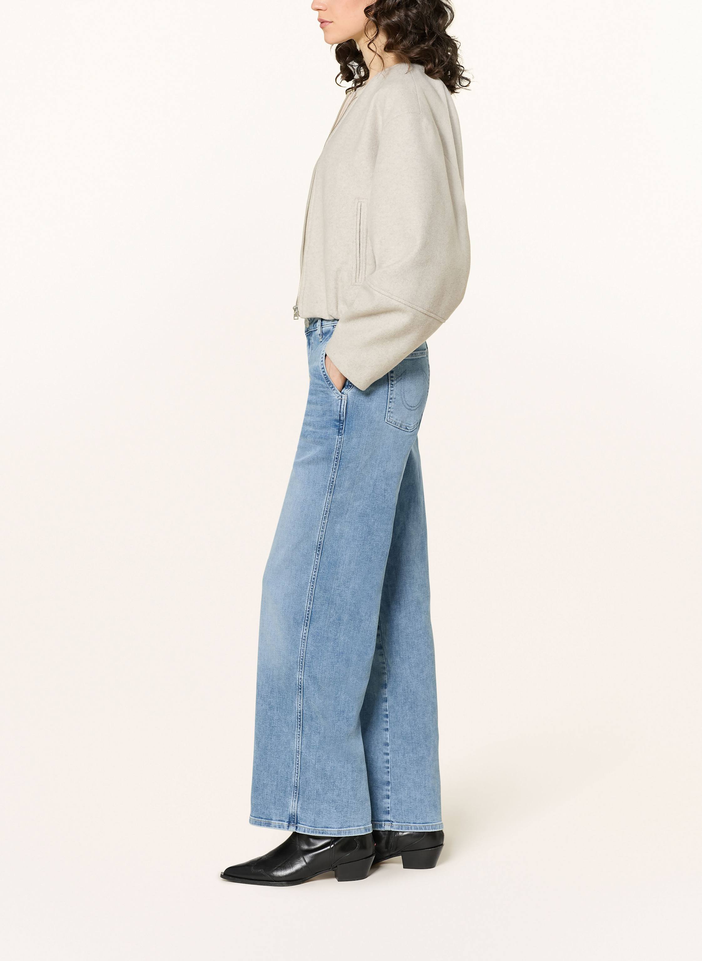 Thumbnail - True Religion Wide Leg Jeans Lauren blau