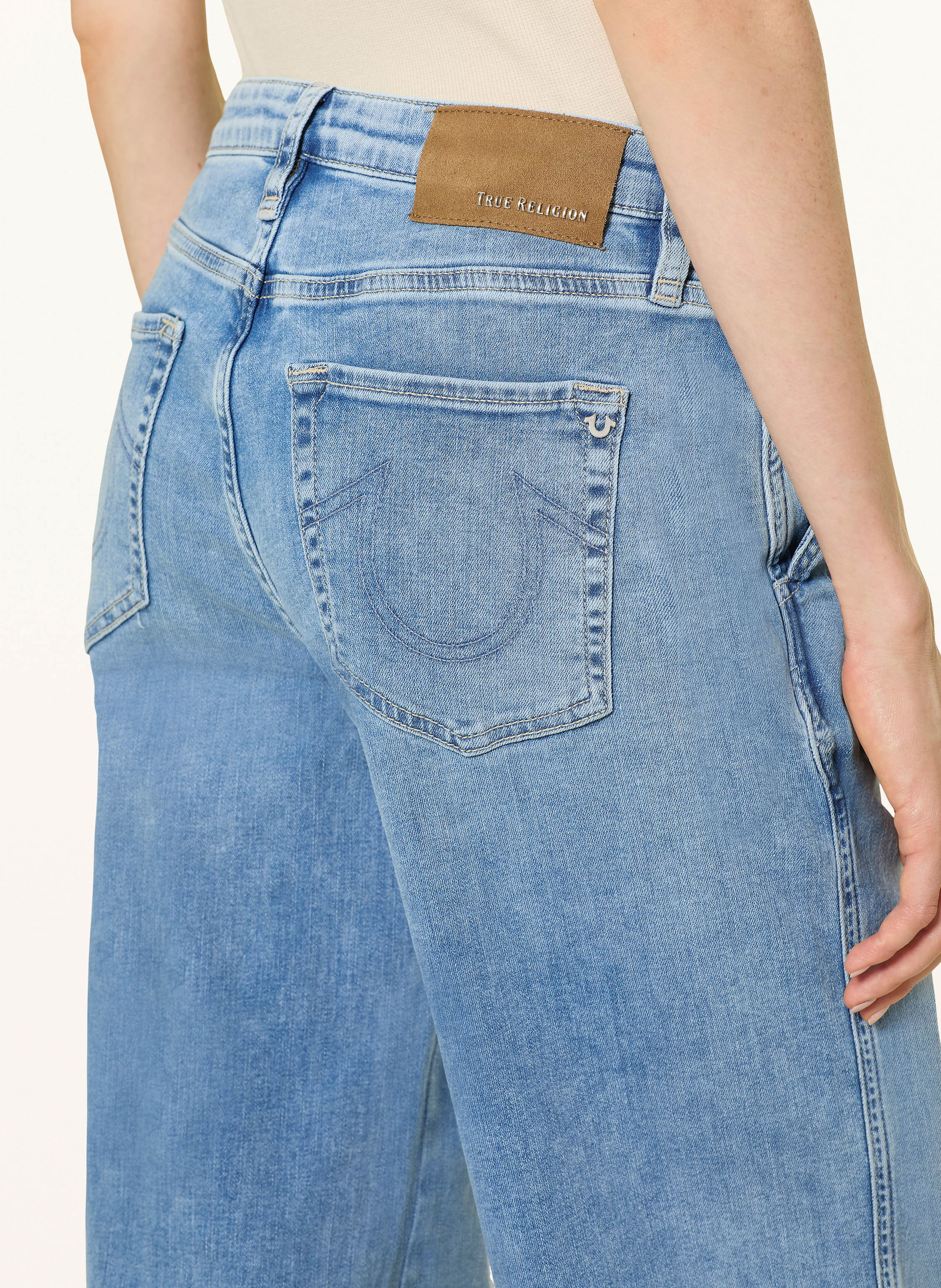 Thumbnail - True Religion Wide Leg Jeans Lauren blau