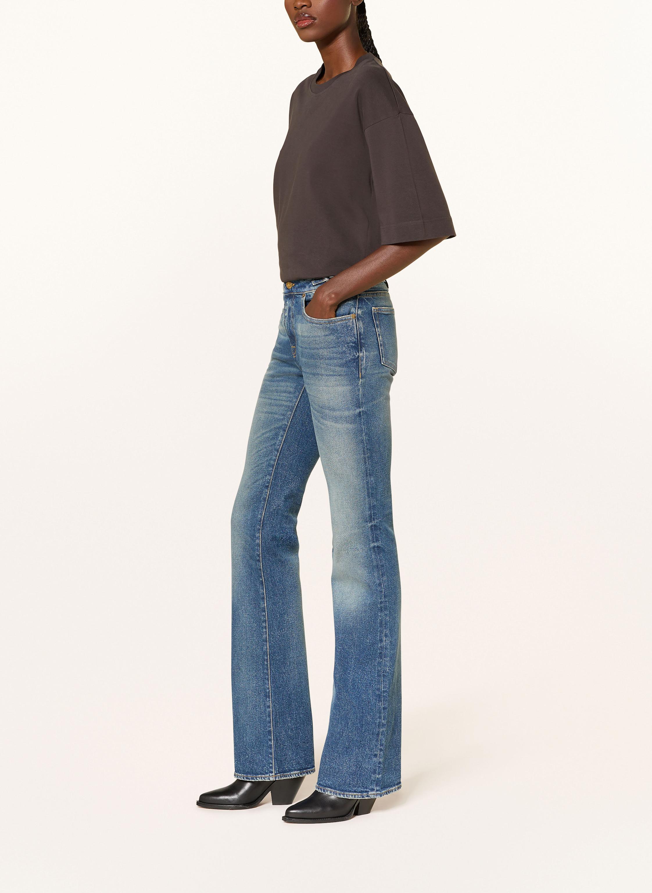 Thumbnail - Golden Goose Bootcut Jeans Ophelia blau