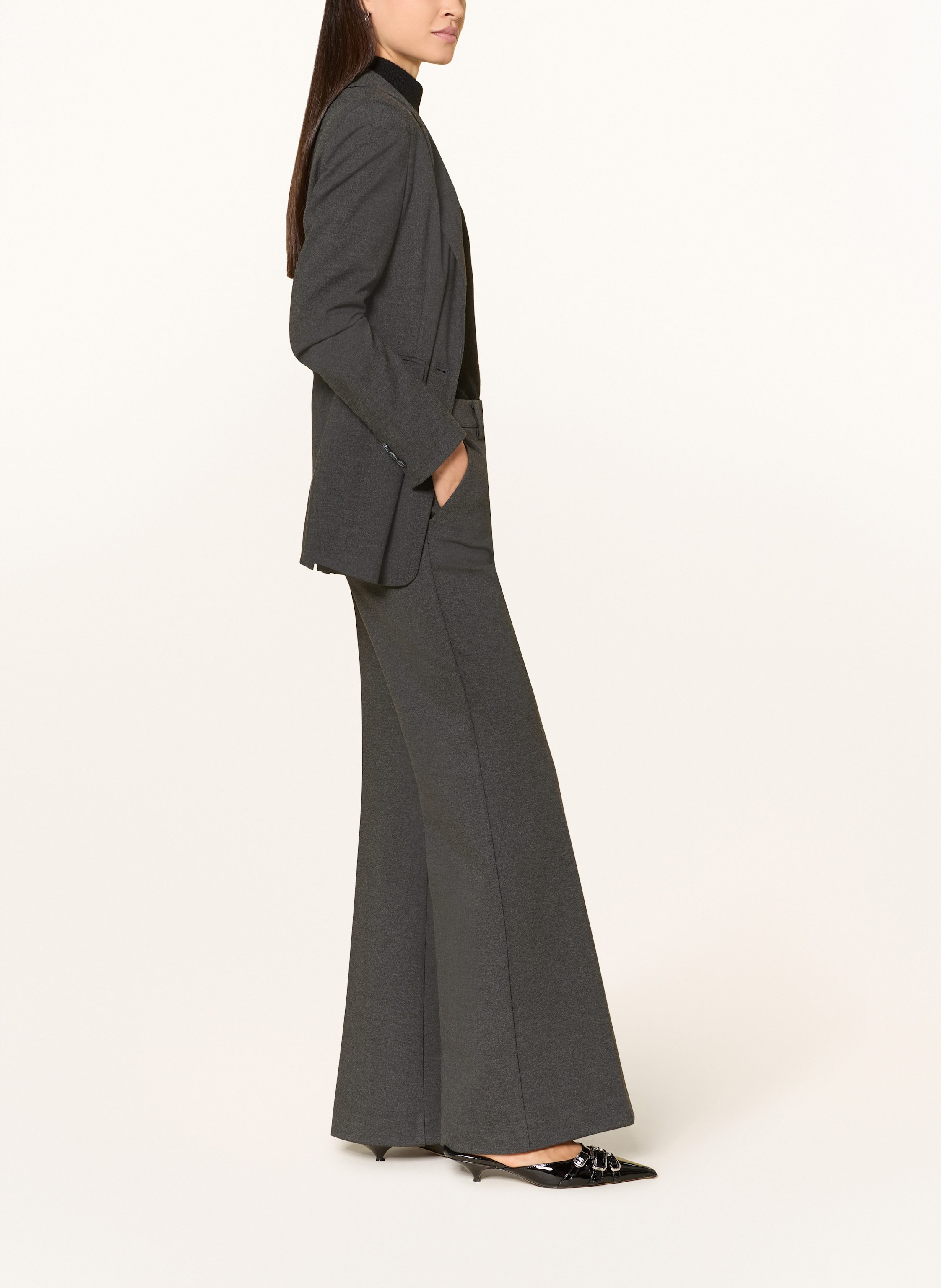 Thumbnail - Liu Jo Marlenehose Aus Jersey grau