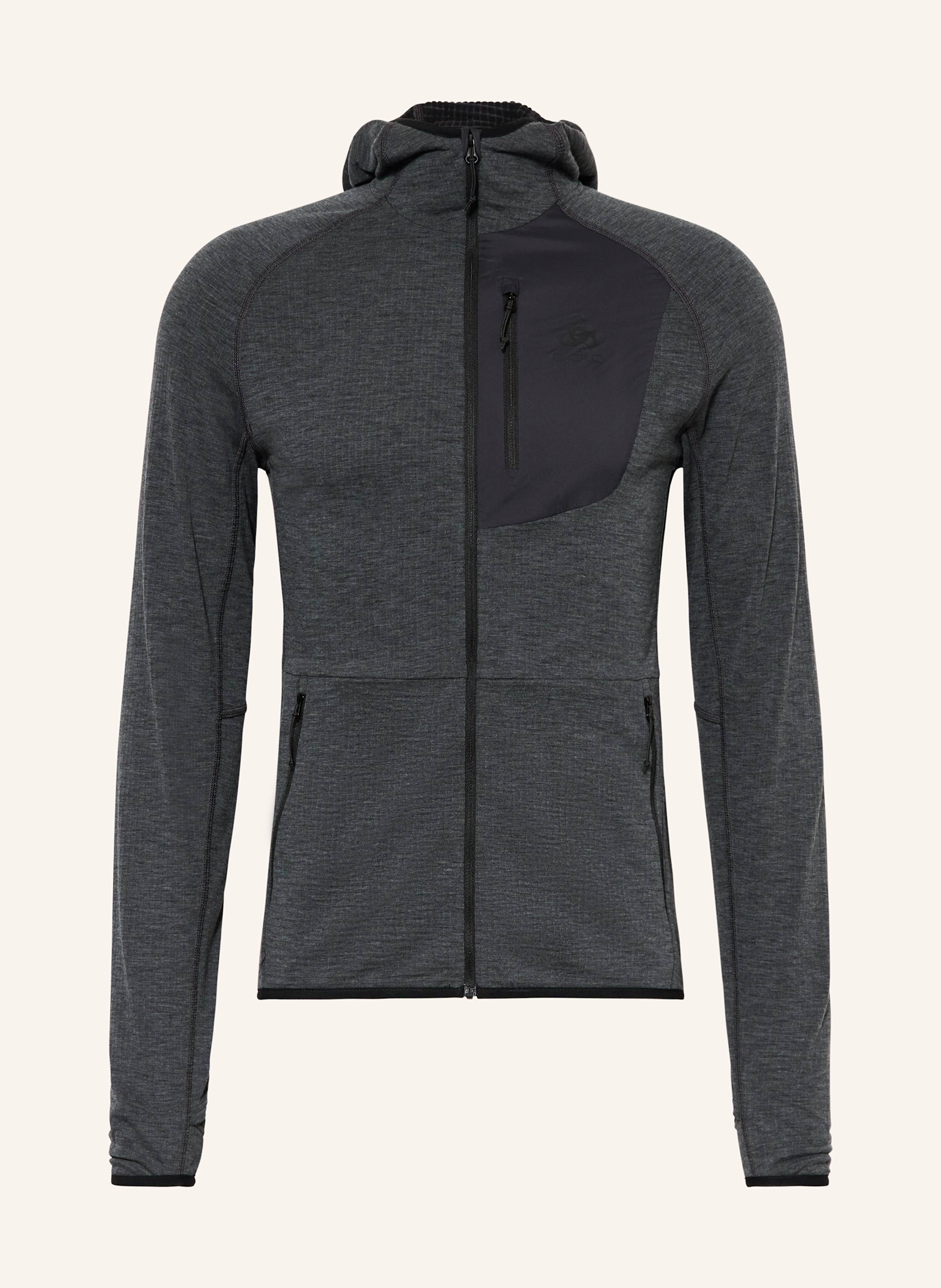 Odlo Midlayer-Jacke Ascent schwarz