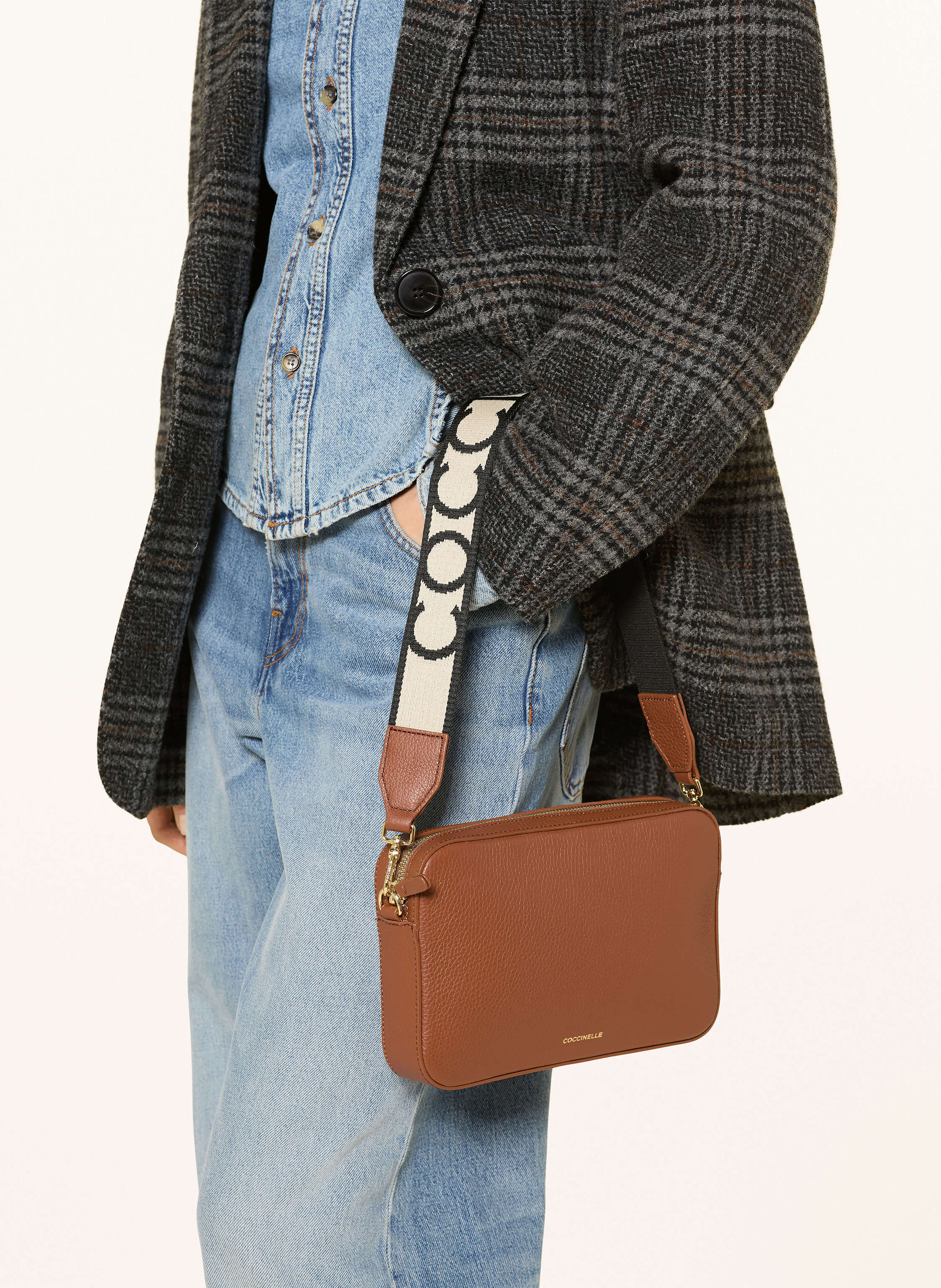 Thumbnail - Coccinelle Umhängetasche braun