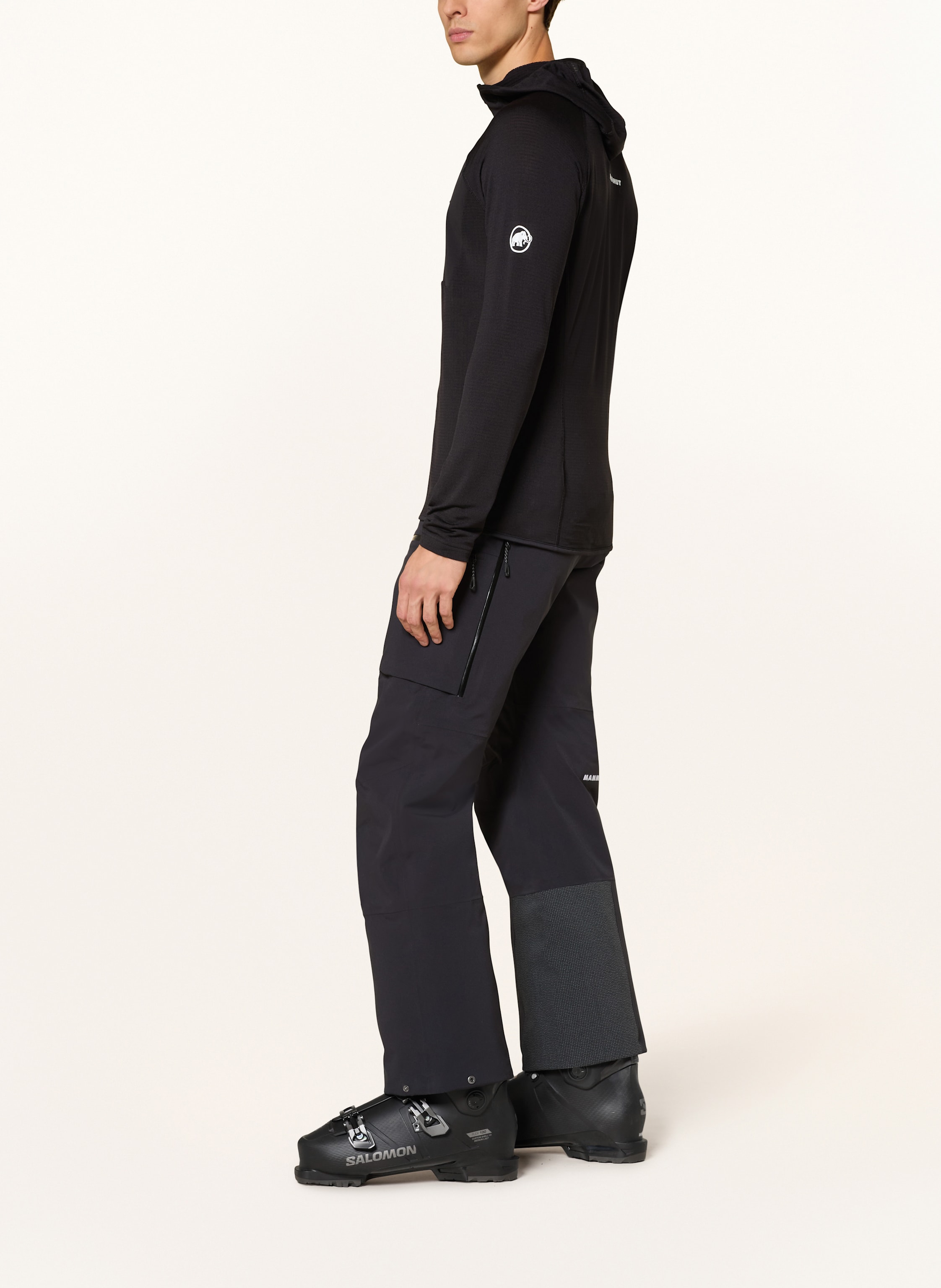 Thumbnail - Mammut Midlayer Jacke Aenergy Mit Kapuze schwarz