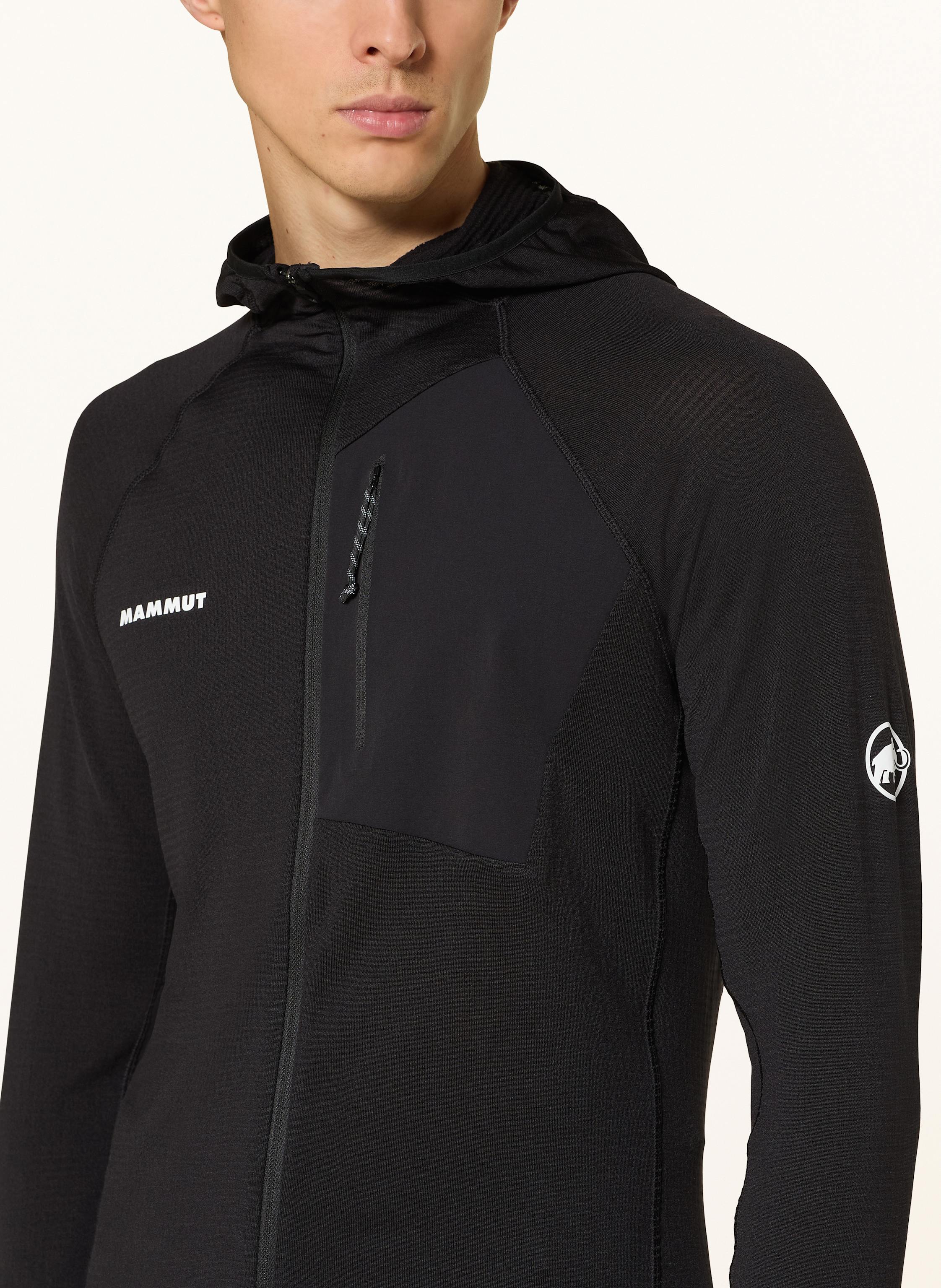 Thumbnail - Mammut Midlayer Jacke Aenergy Mit Kapuze schwarz