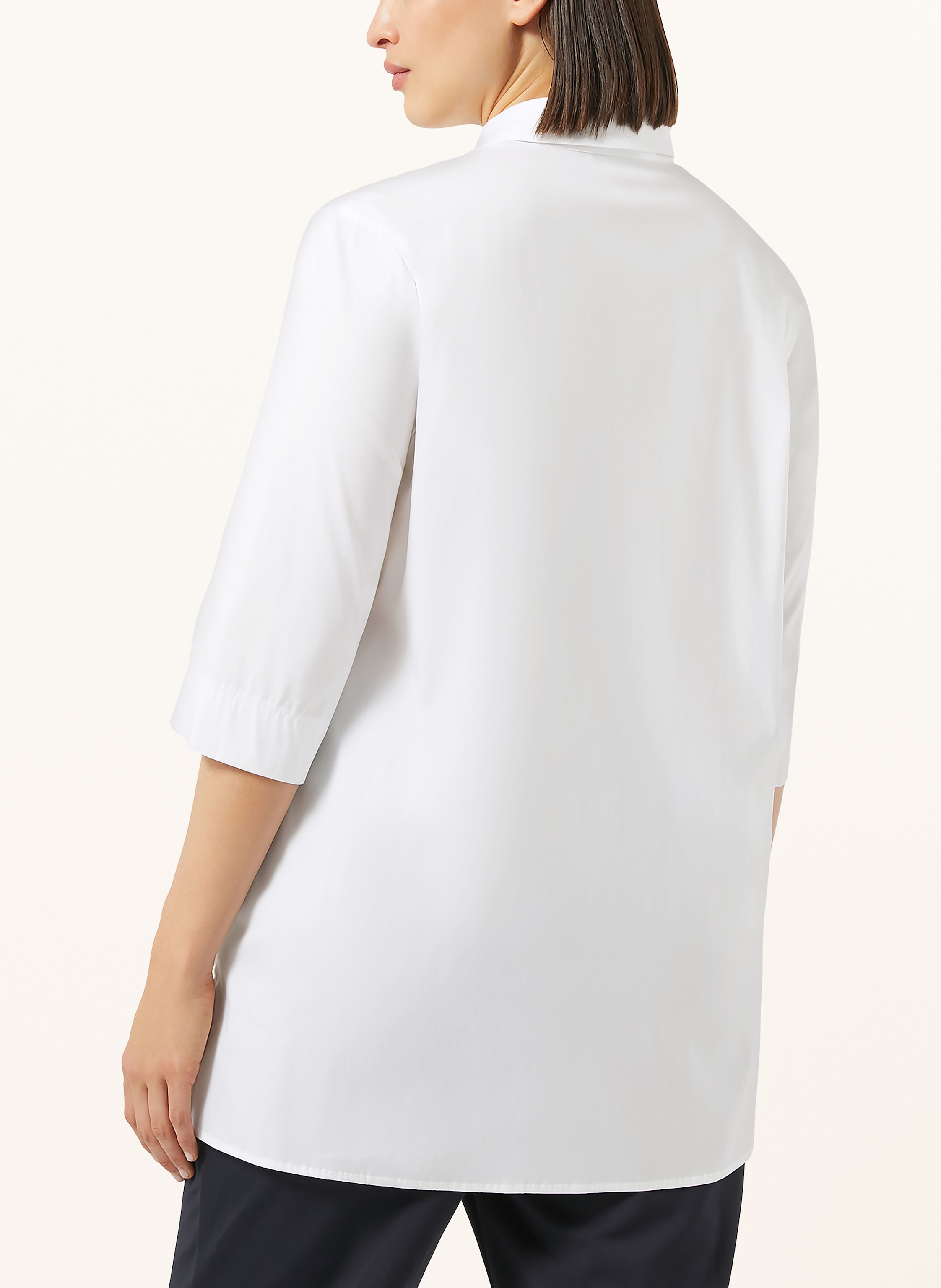 Thumbnail - Marina Rinaldi Hemdbluse Beatrixa Mit 3/4-Arm weiss