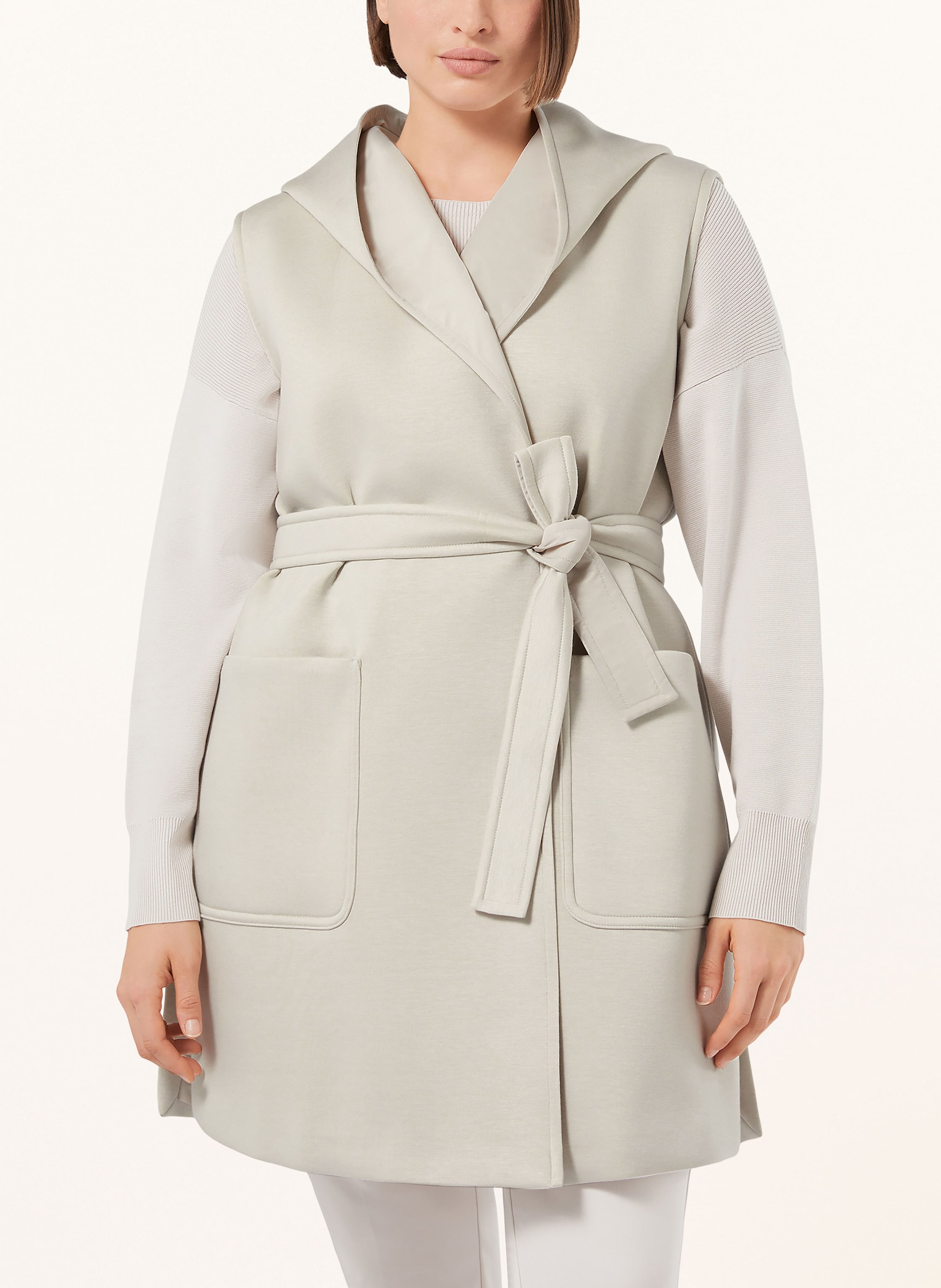 Thumbnail - Marina Rinaldi Jerseyweste Abbono beige