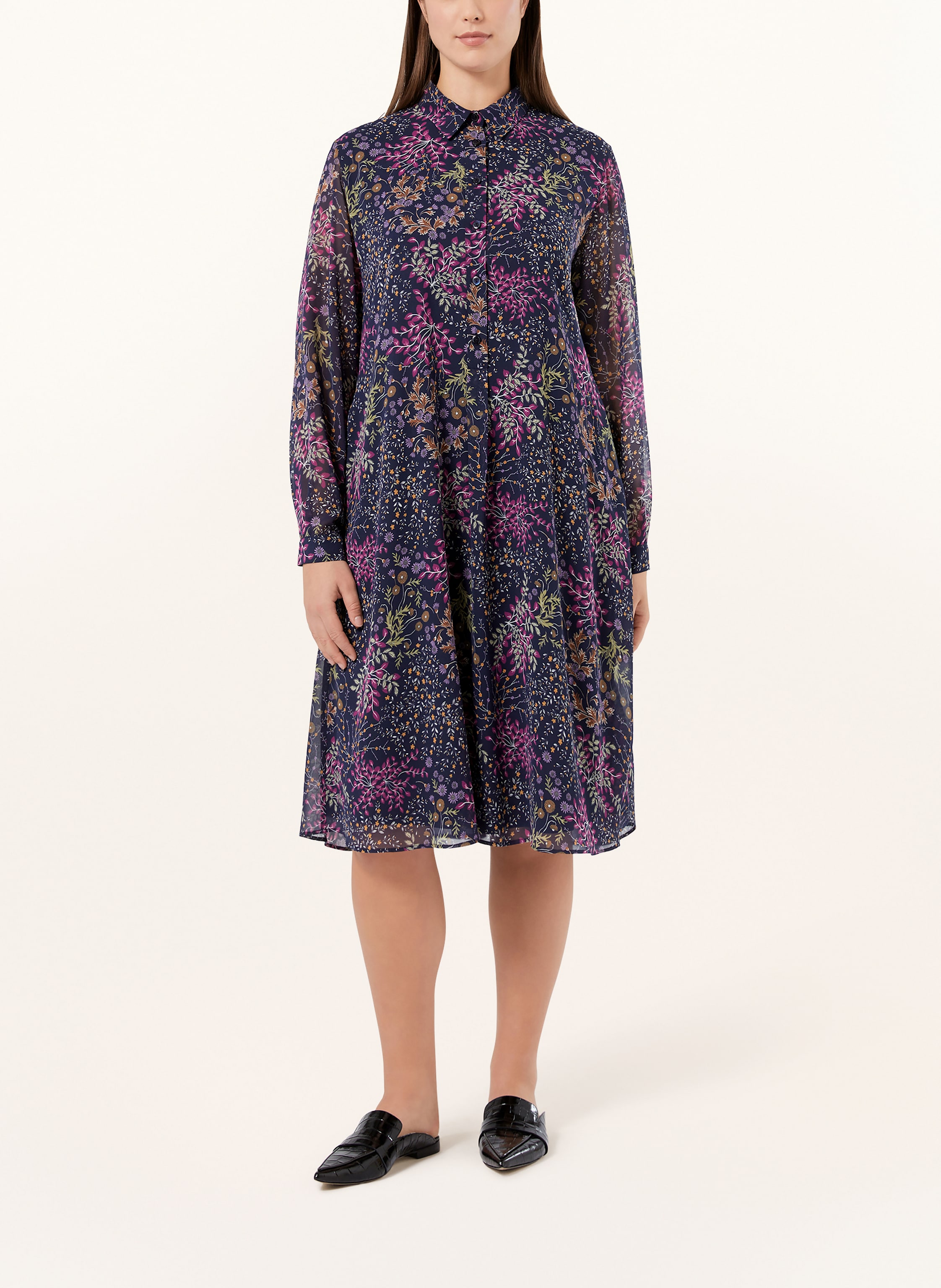 Thumbnail - Marina Rinaldi Hemdblusenkleid Uvina blau