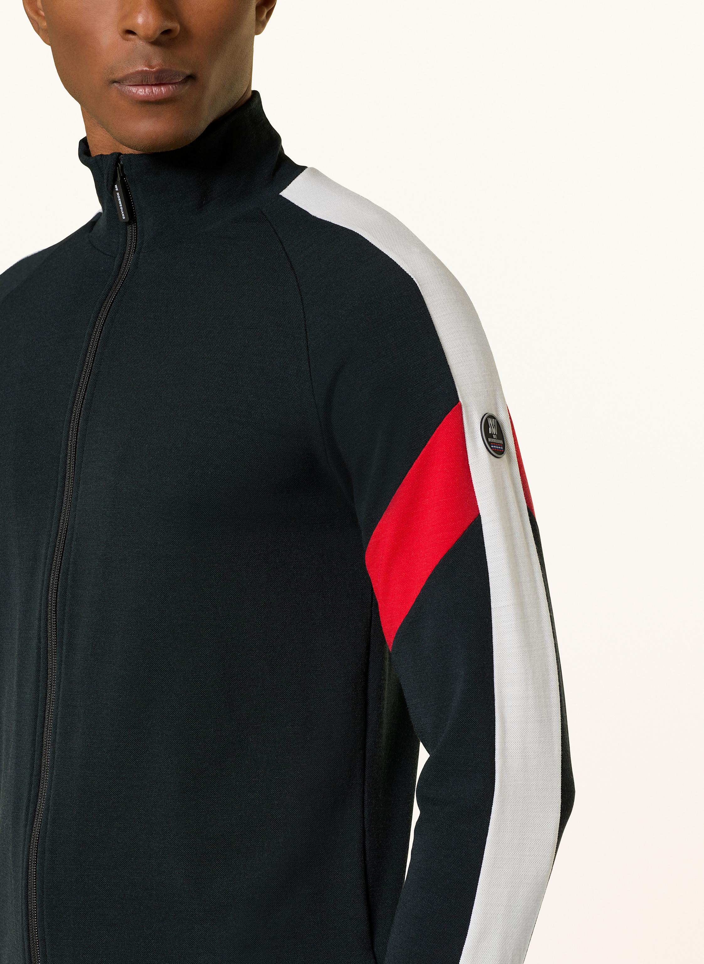 Thumbnail - We Norwegians Midlayer-Jacke Zermatt schwarz