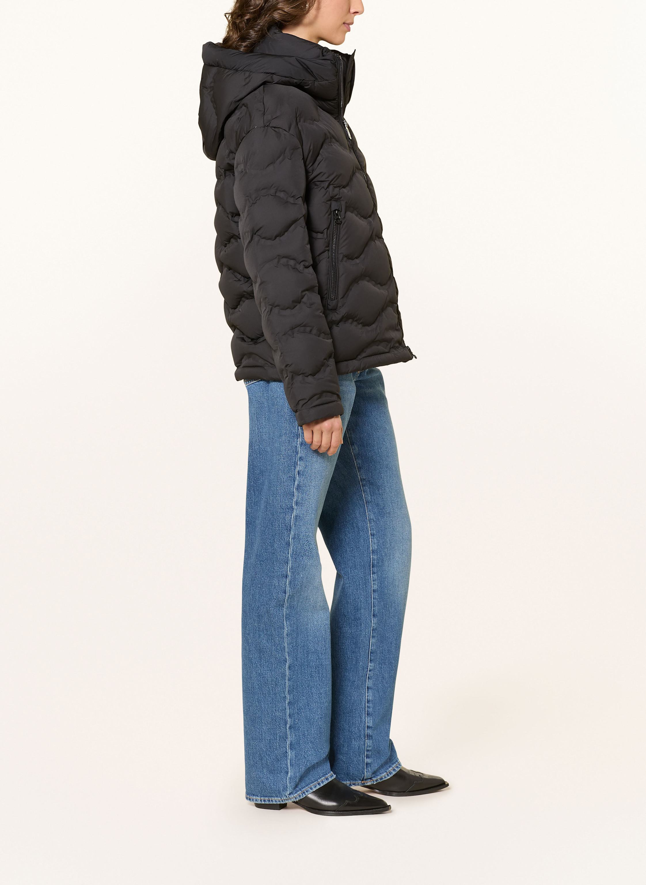 Thumbnail - Blauer Daunenjacke Lorraine schwarz