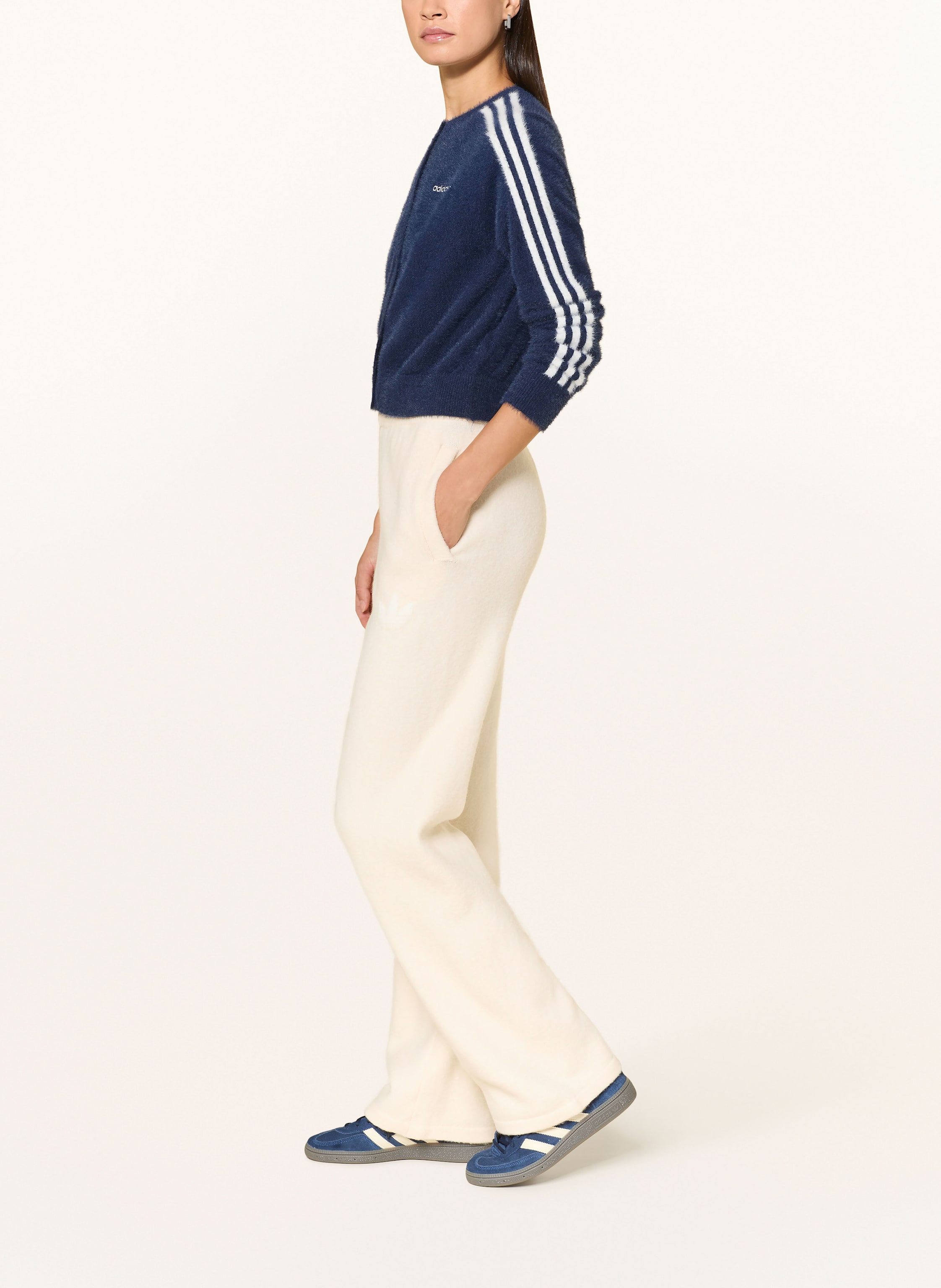 Thumbnail - Adidas Originals Fleecehose Knitted weiss