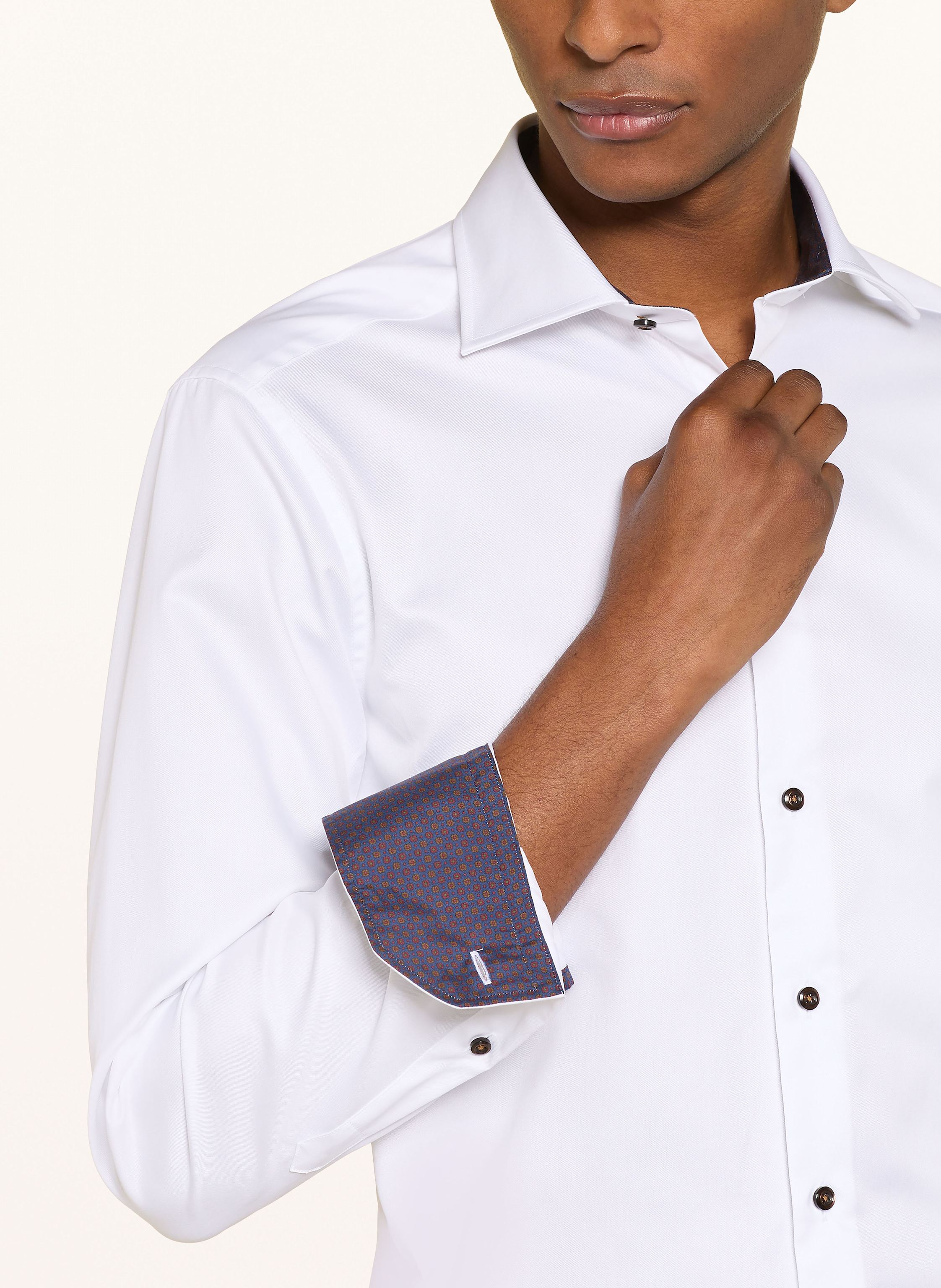 Thumbnail - Stenströms Hemd Slim Fit weiss