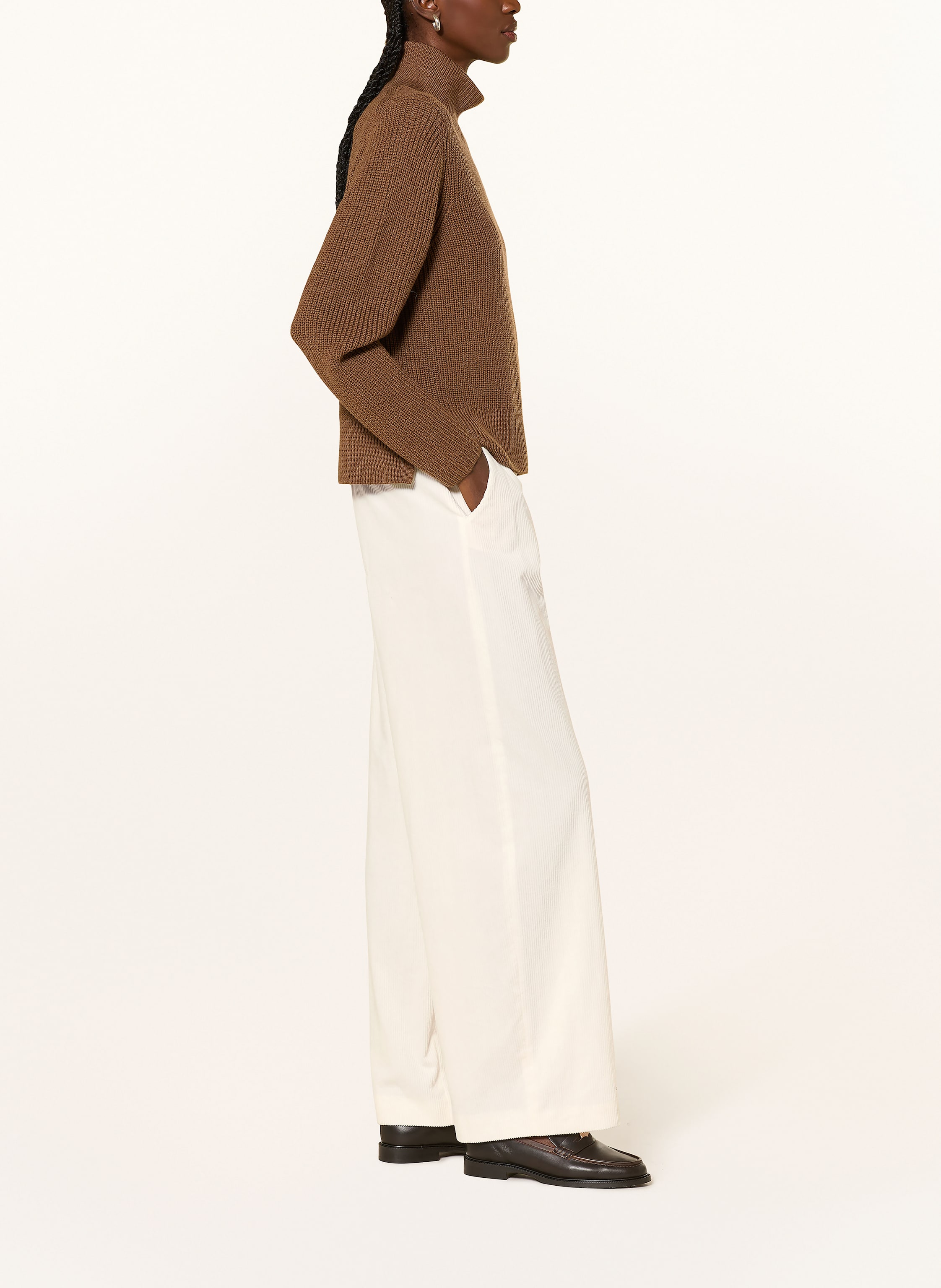 Thumbnail - Windsor. Marlenehose Aus Cord weiss