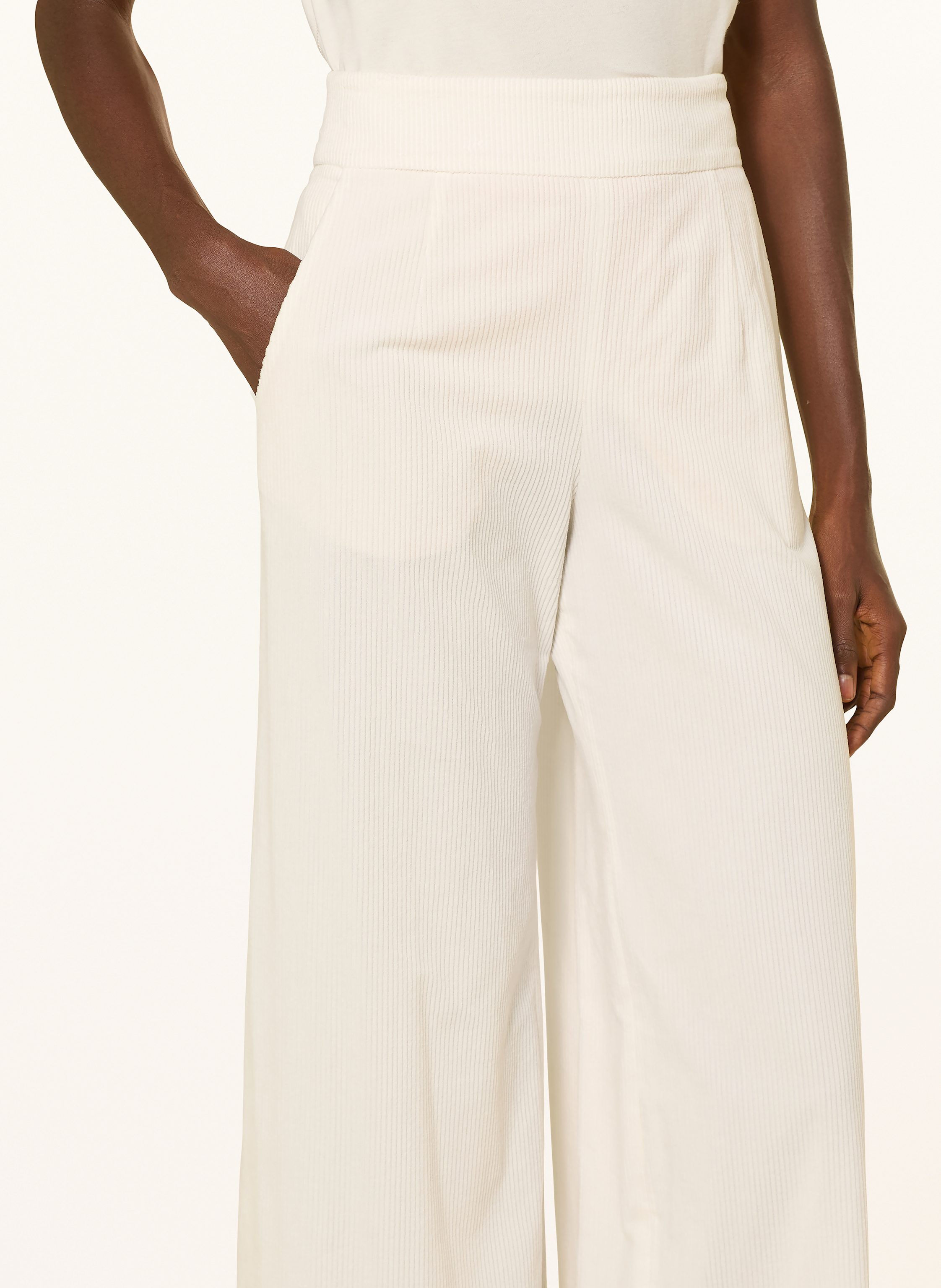 Thumbnail - Windsor. Marlenehose Aus Cord weiss