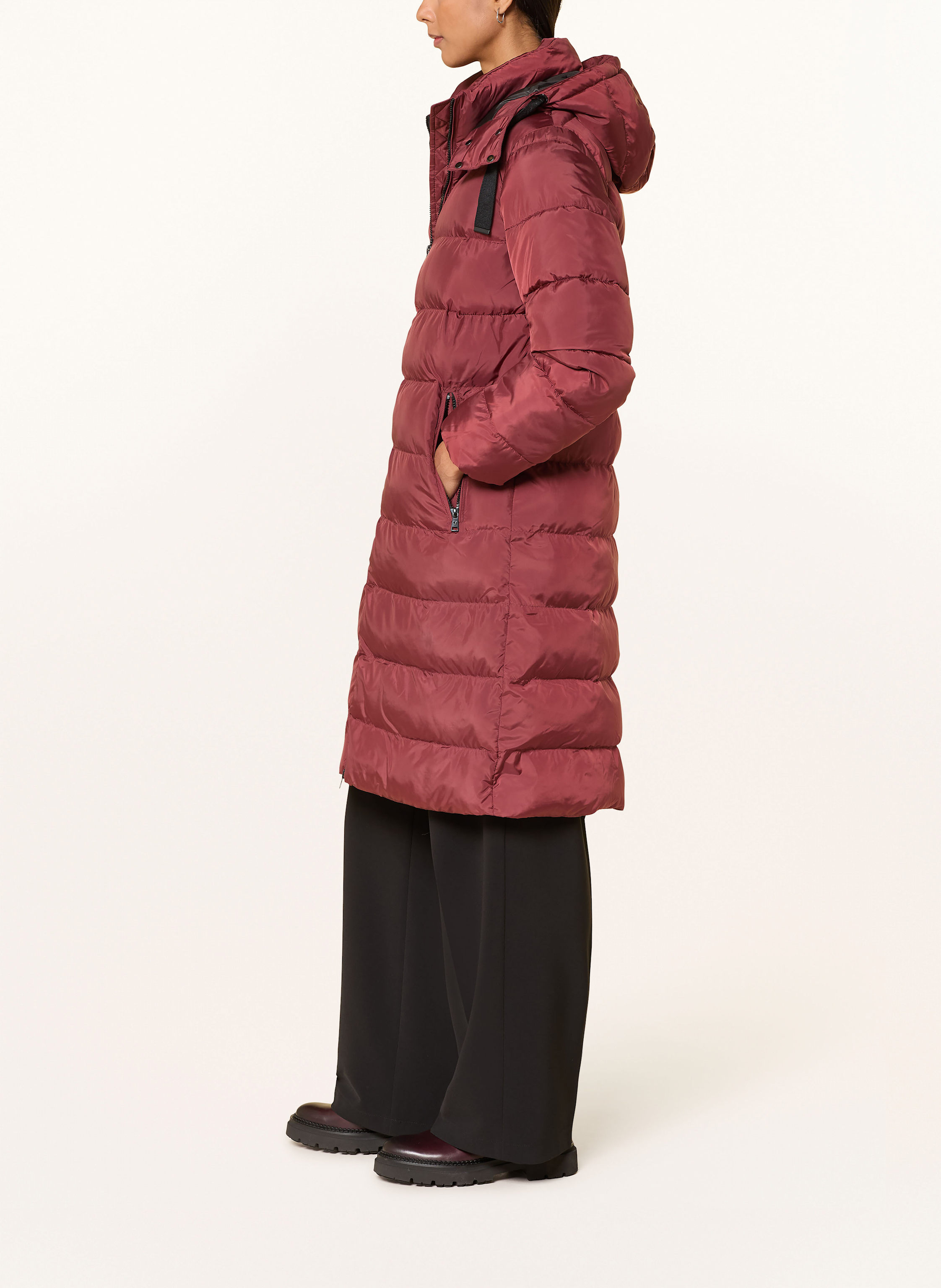 Thumbnail - Fuchs Schmitt Steppmantel Mit Abnehmbarer Kapuze rot